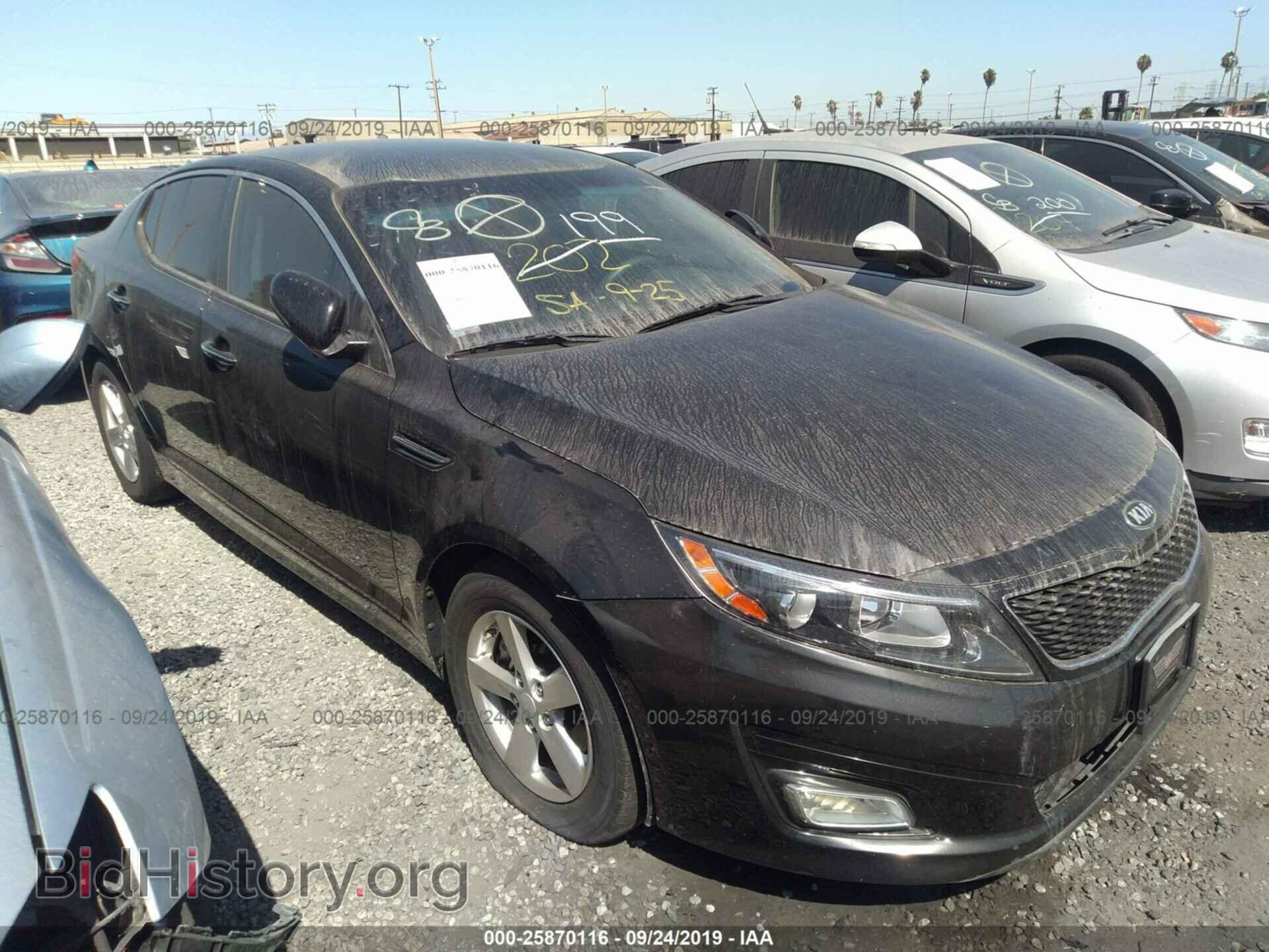 Фотография KNAGM4A77F5661863 - KIA OPTIMA 2015
