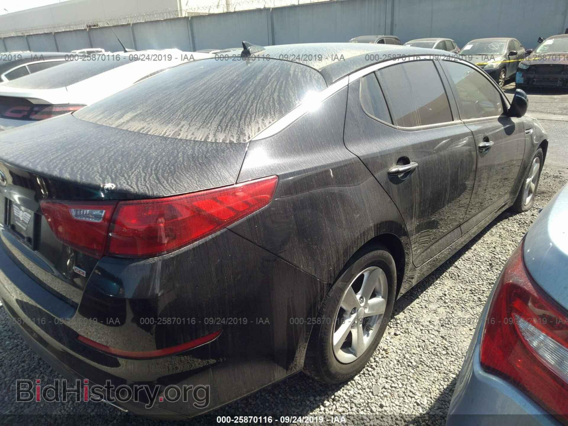 2015 KIA OPTIMA - VIN: KNAGM4A77F5661863 - Фото 4