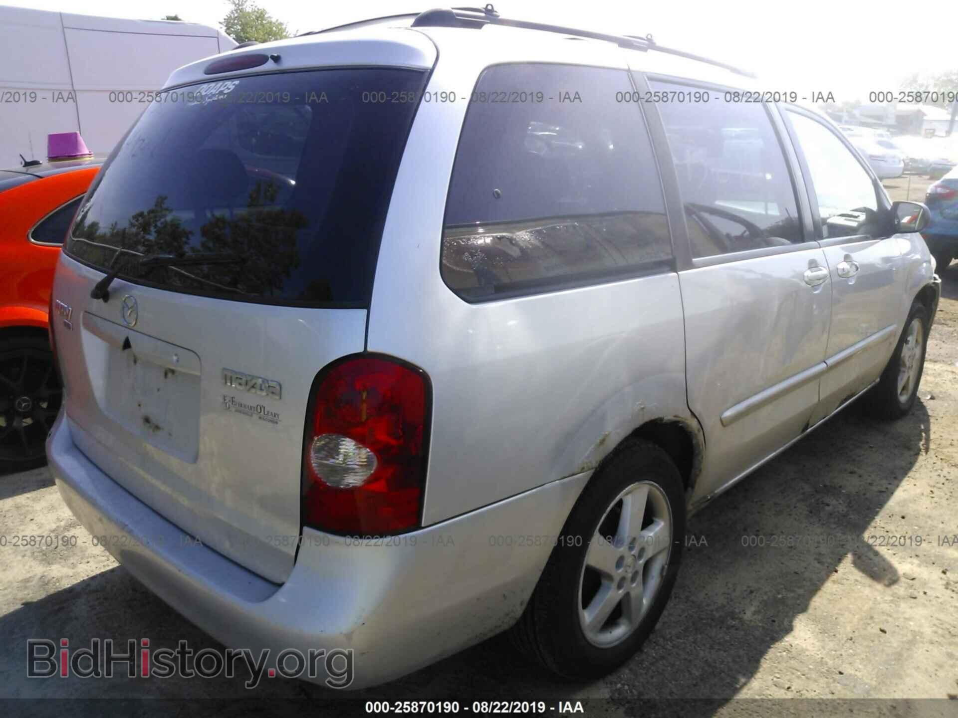 2002 MAZDA MPV - VIN: JM3LW28J220321035 - Фото 4