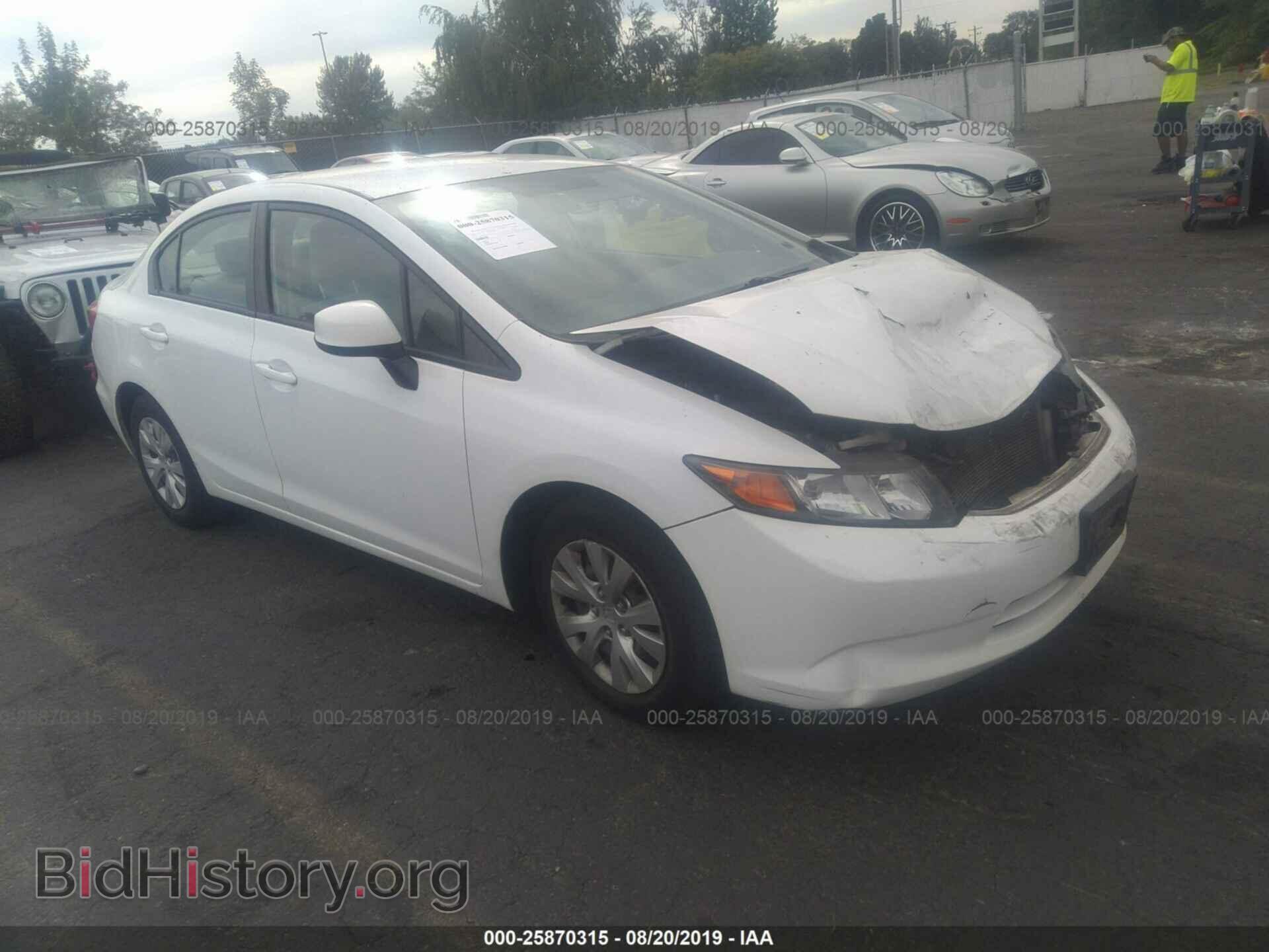 Фотография 2HGFB2F56CH333582 - HONDA CIVIC 2012