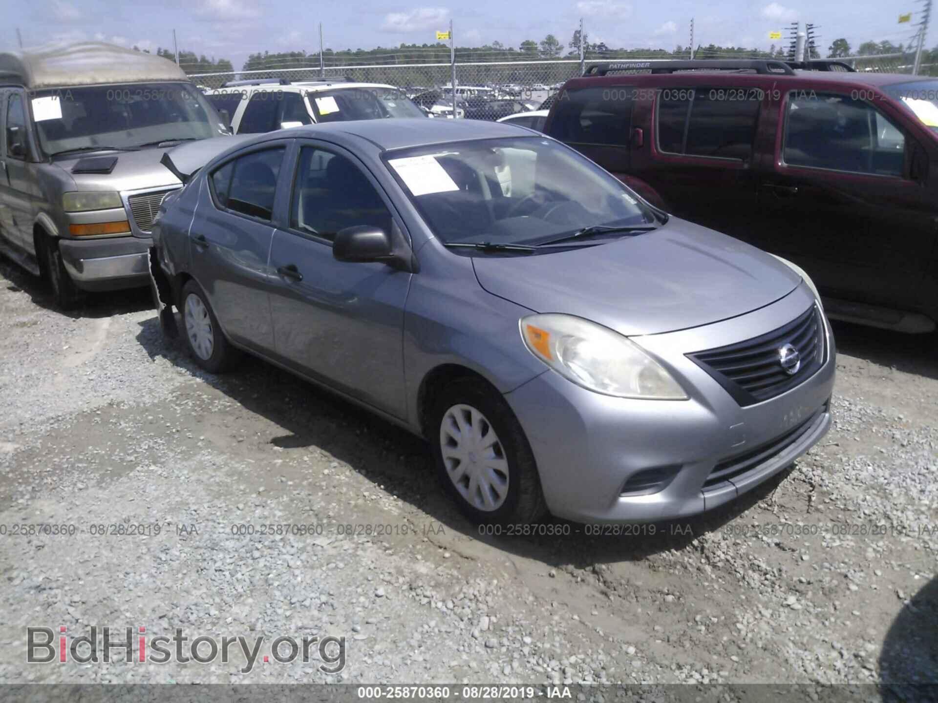 Фотография 3N1CN7AP1CL824246 - NISSAN VERSA 2012