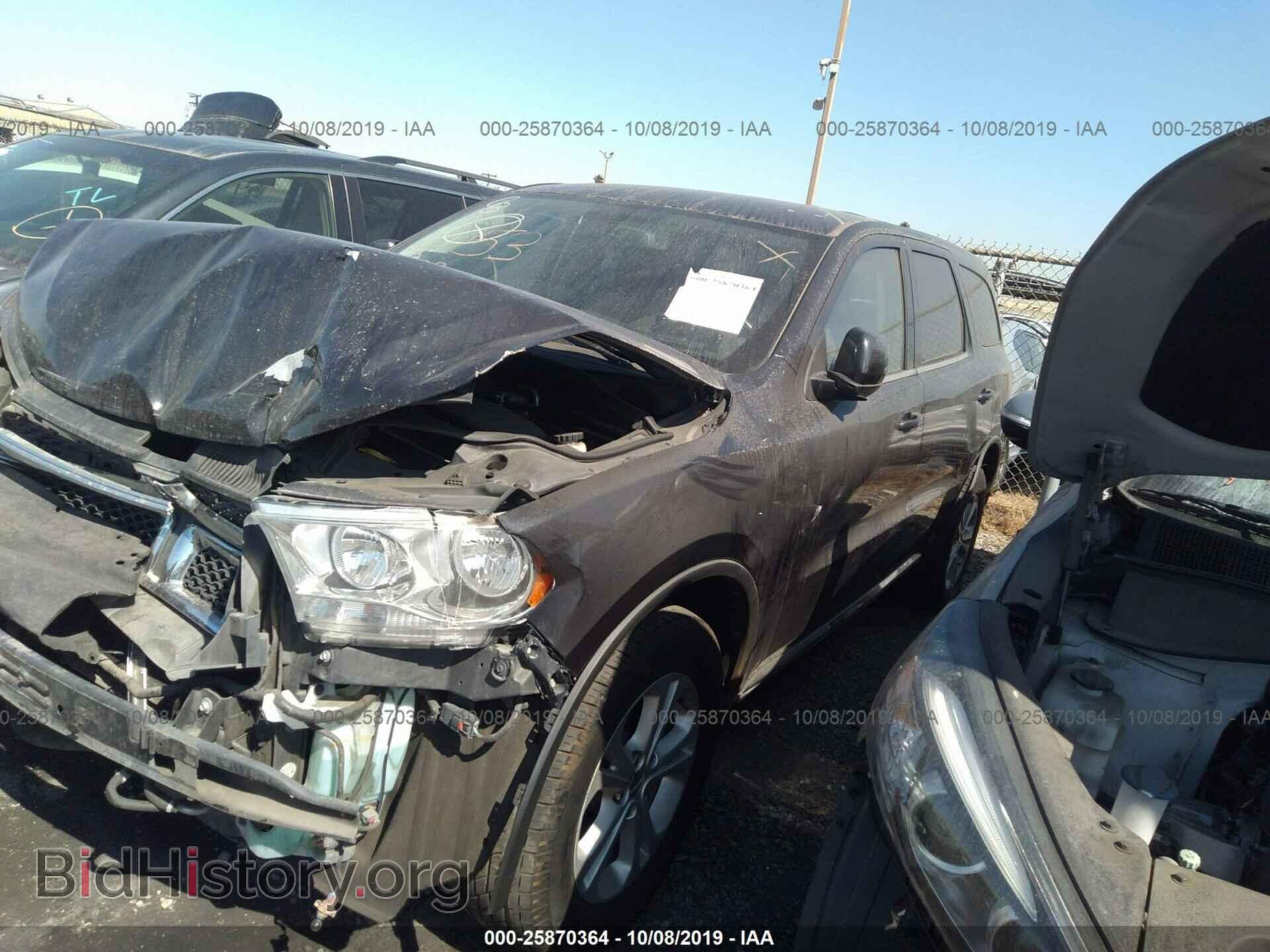 2012 DODGE DURANGO - VIN: 1C4RDHAG4CC261589 - Фото 2