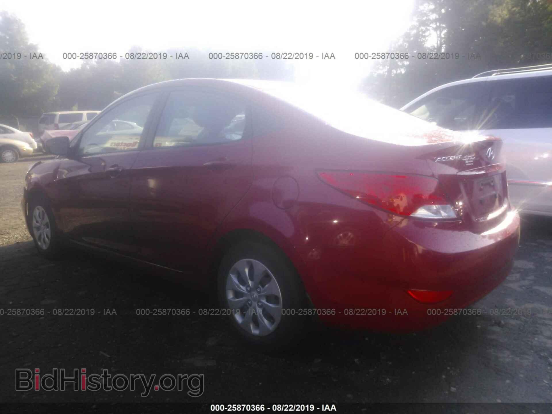 2016 HYUNDAI ACCENT - VIN: KMHCT4AE8GU138972 - Фото 3
