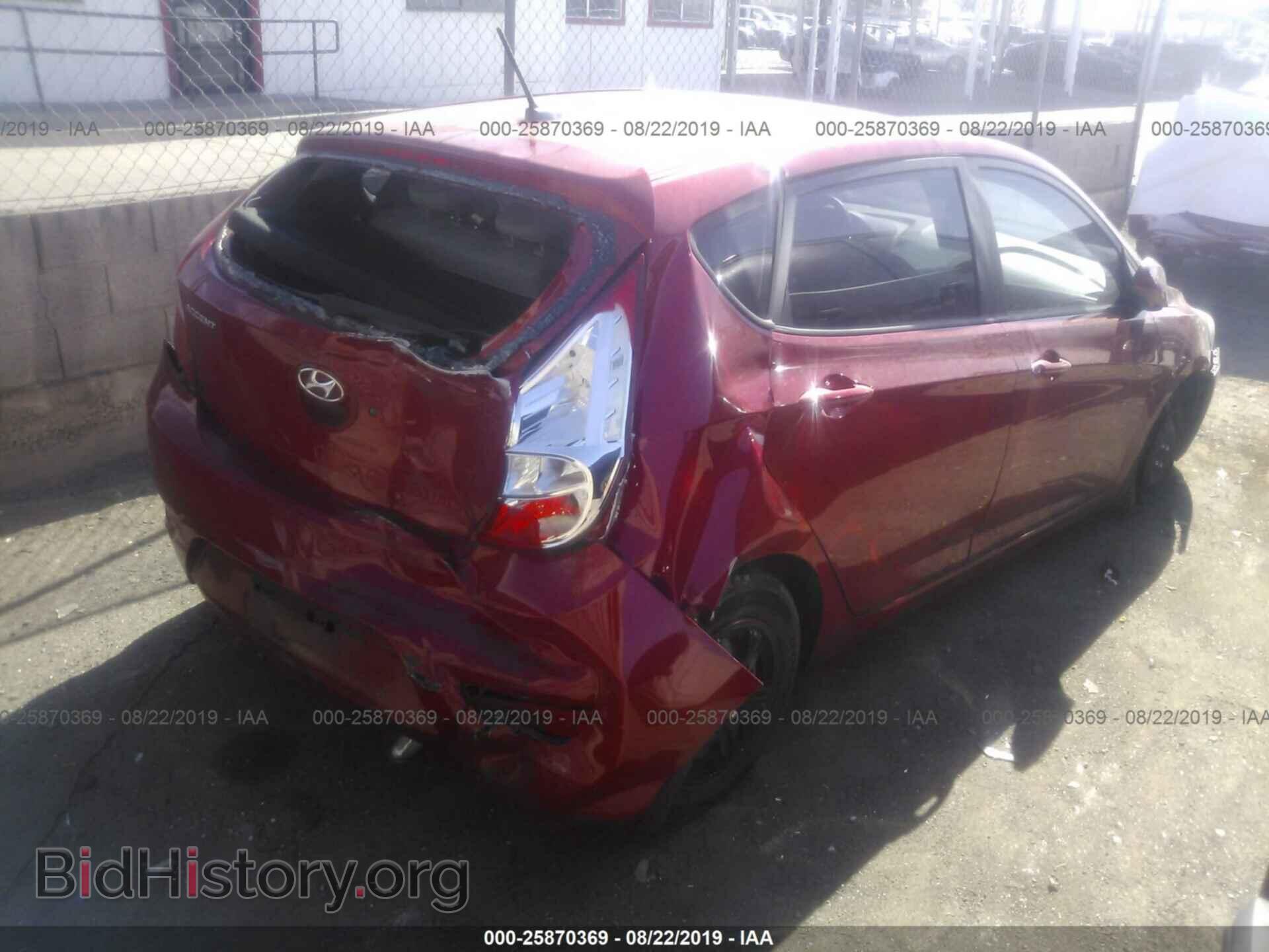 2015 HYUNDAI ACCENT - VIN: KMHCT5AE5FU222333 - Фото 4