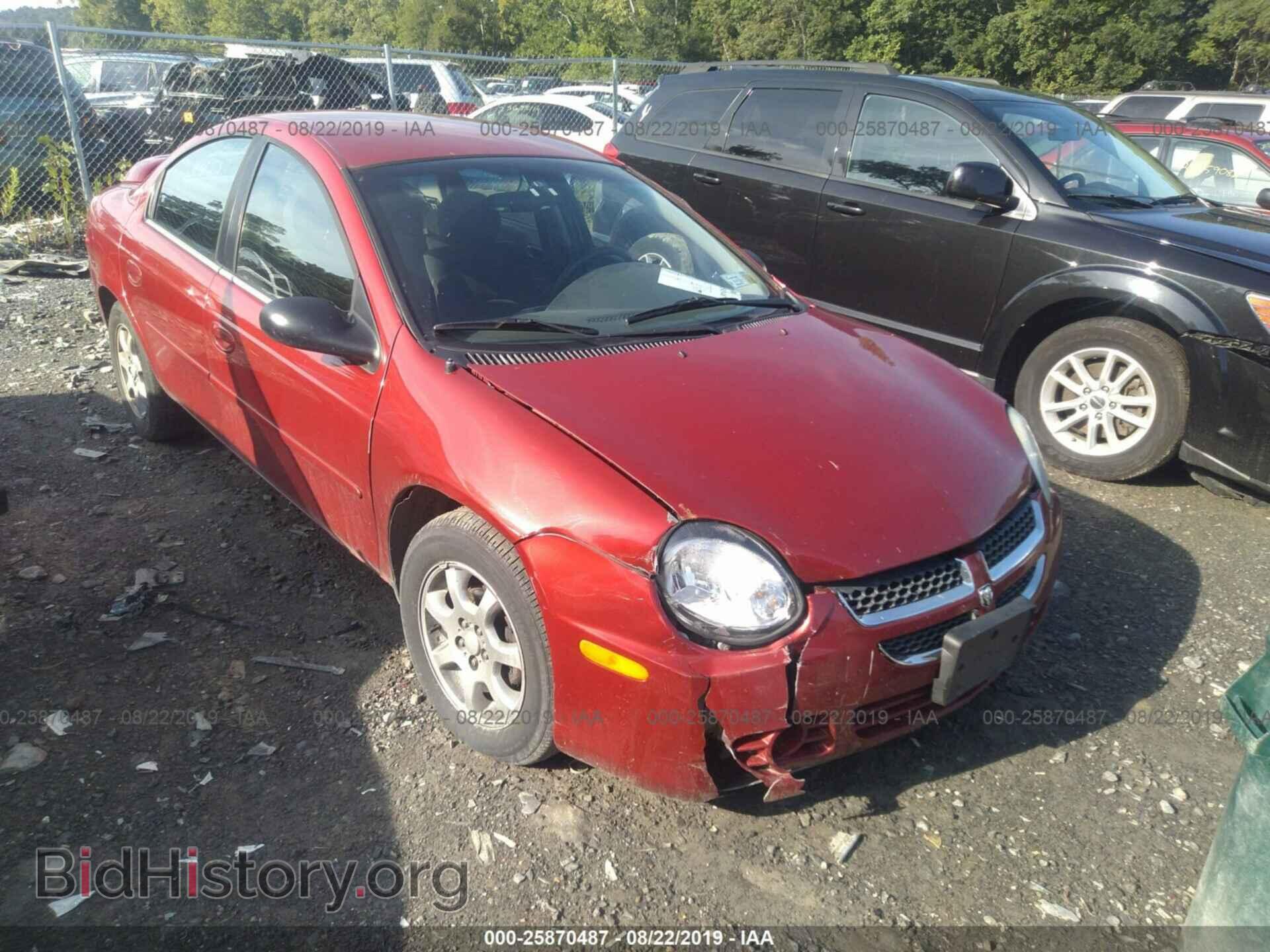 Photo 1B3ES56C04D574256 - DODGE NEON 2004