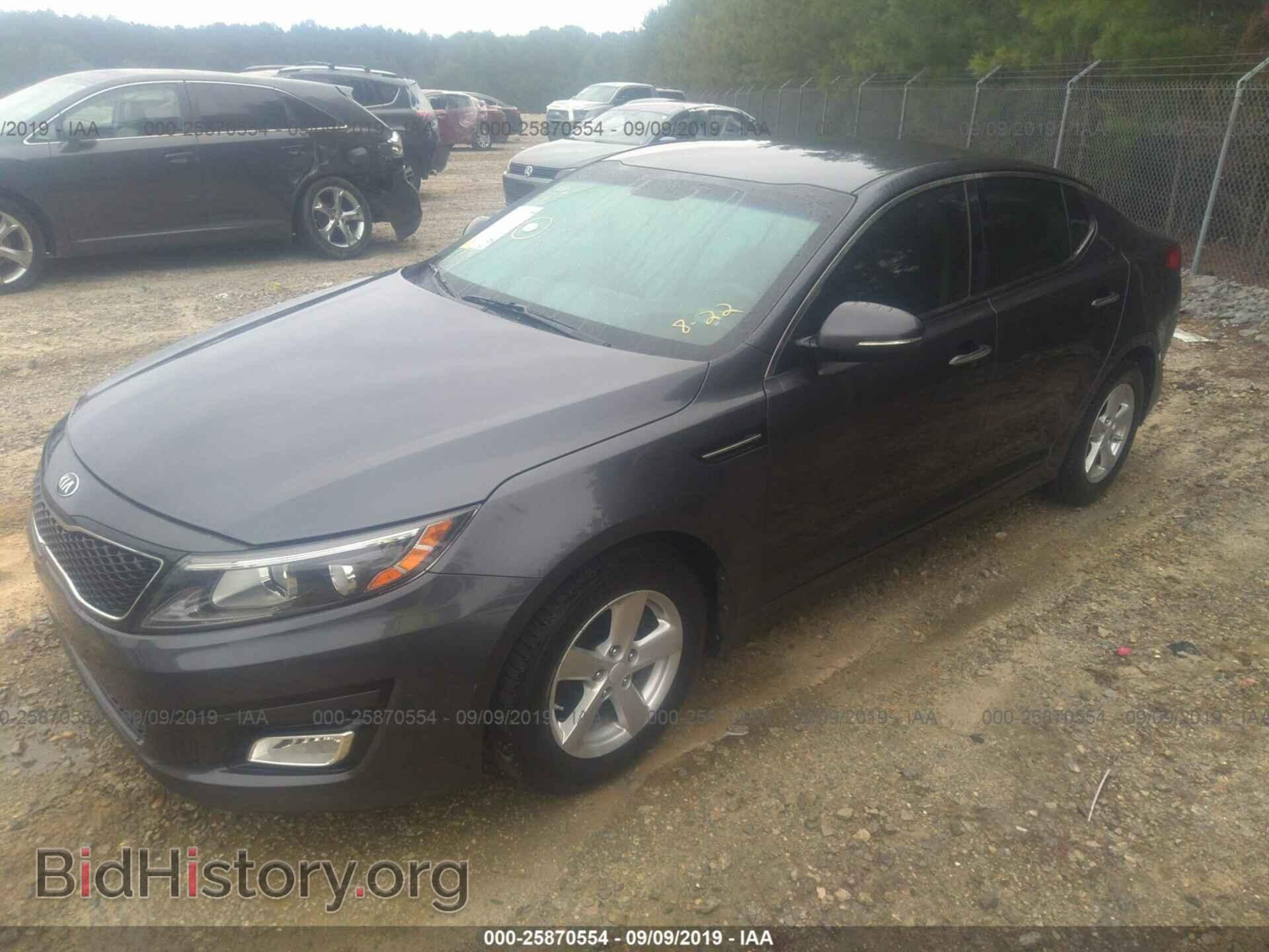 2015 KIA OPTIMA - VIN: KNAGM4A71F5631953 - Photo 2
