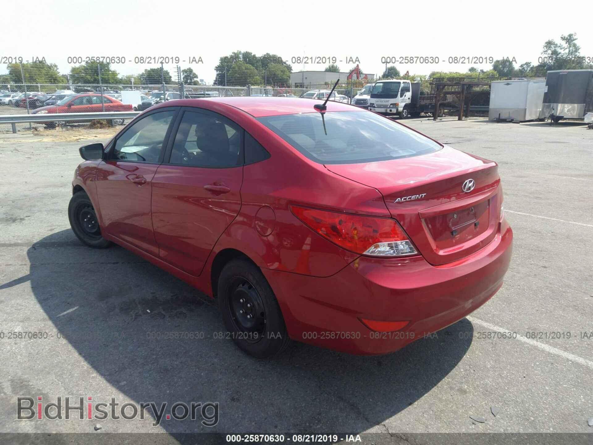 2013 HYUNDAI ACCENT - VIN: KMHCT4AEXDU462503 - Фото 3