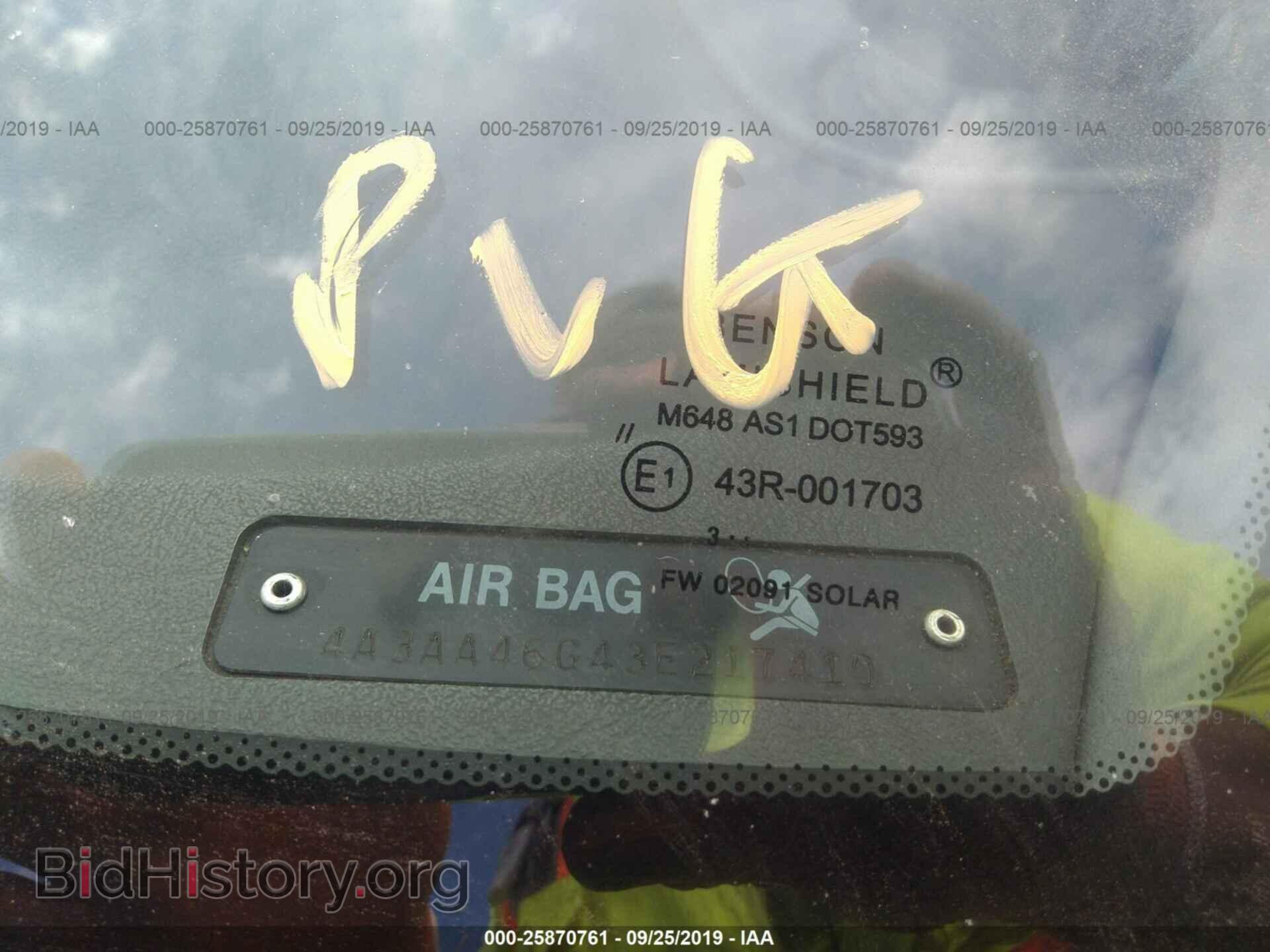 2003 MITSUBISHI GALANT - VIN: 4A3AA46G43E217410 - Фото 9