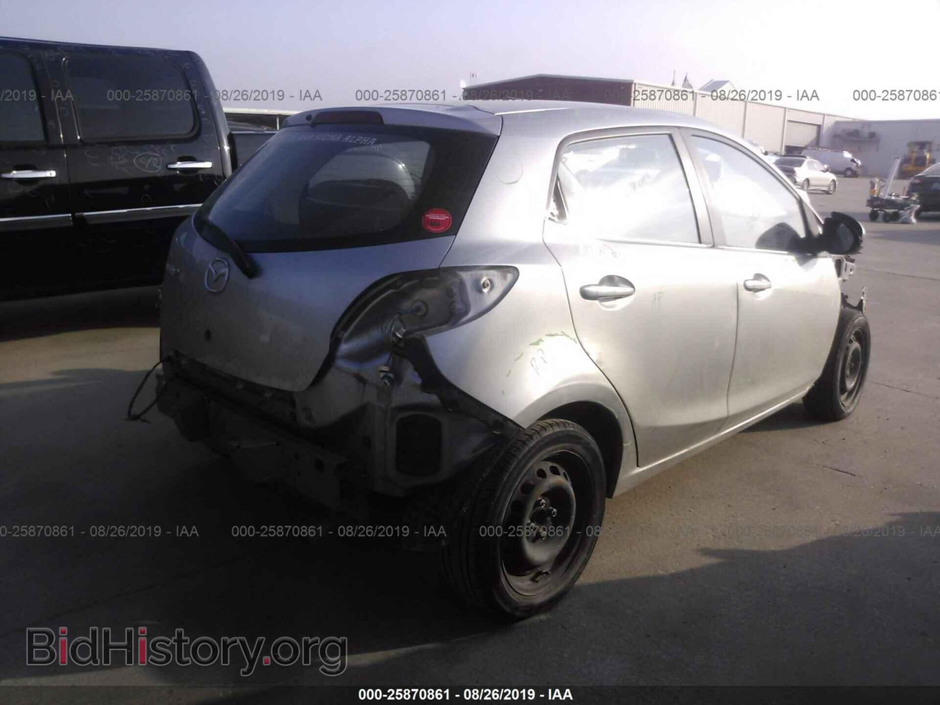 2011 MAZDA MAZDA2 - VIN: JM1DE1HZ3B0124889 - Фото 4