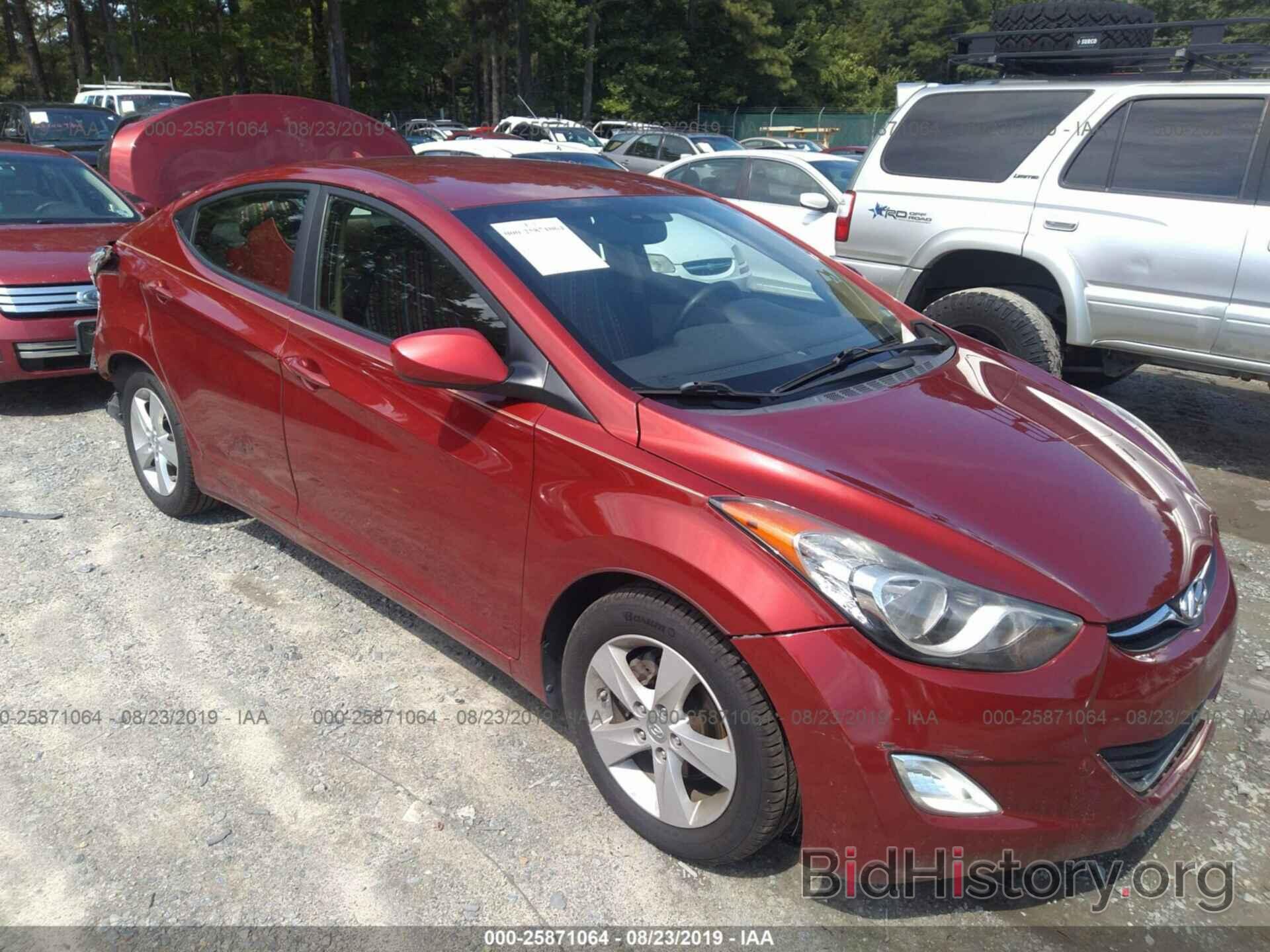 Photo KMHDH4AE0CU357442 - HYUNDAI ELANTRA 2012