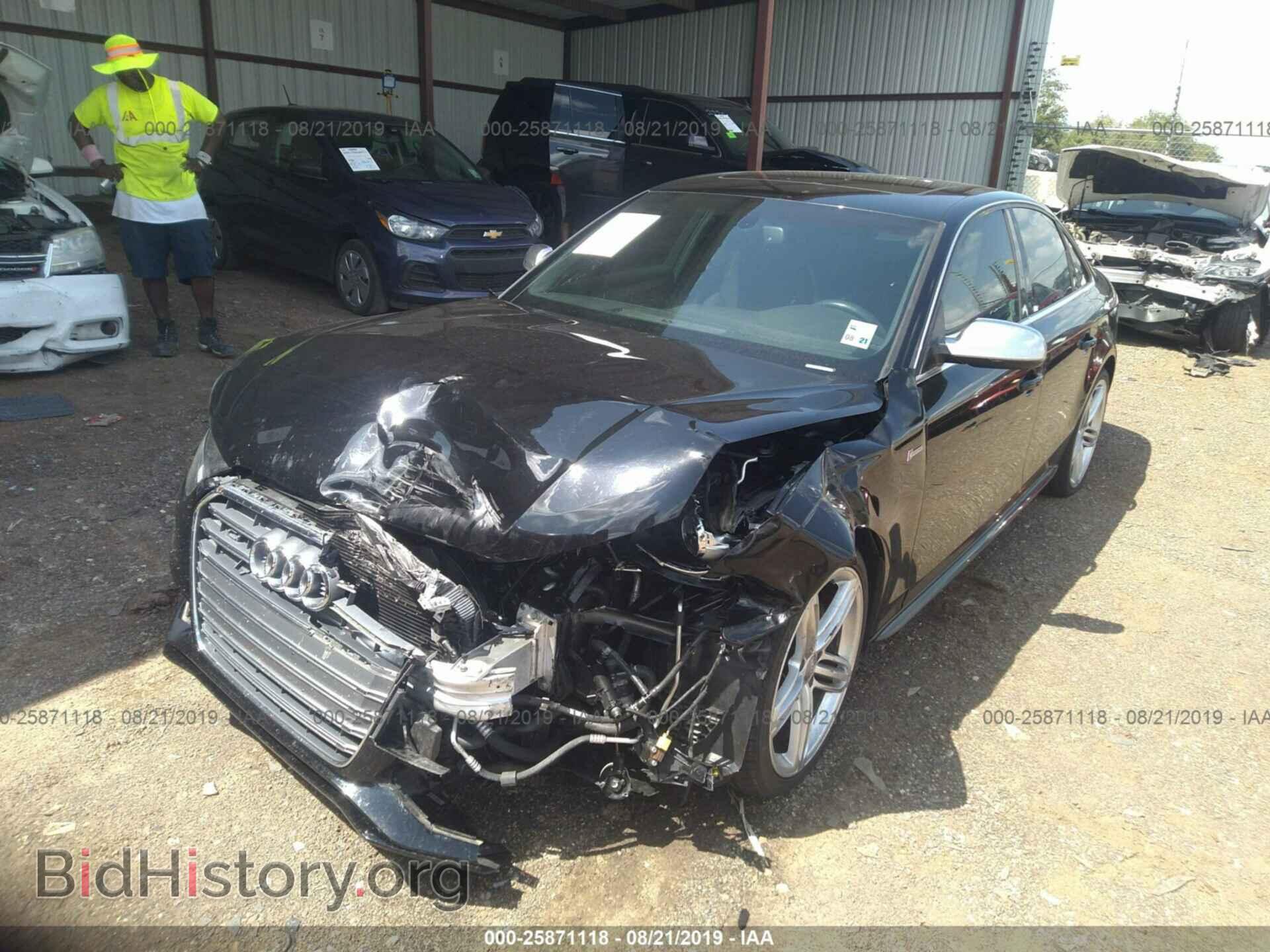 2014 AUDI S4 - VIN: WAUBGAFL4EA066710 - Фото 2