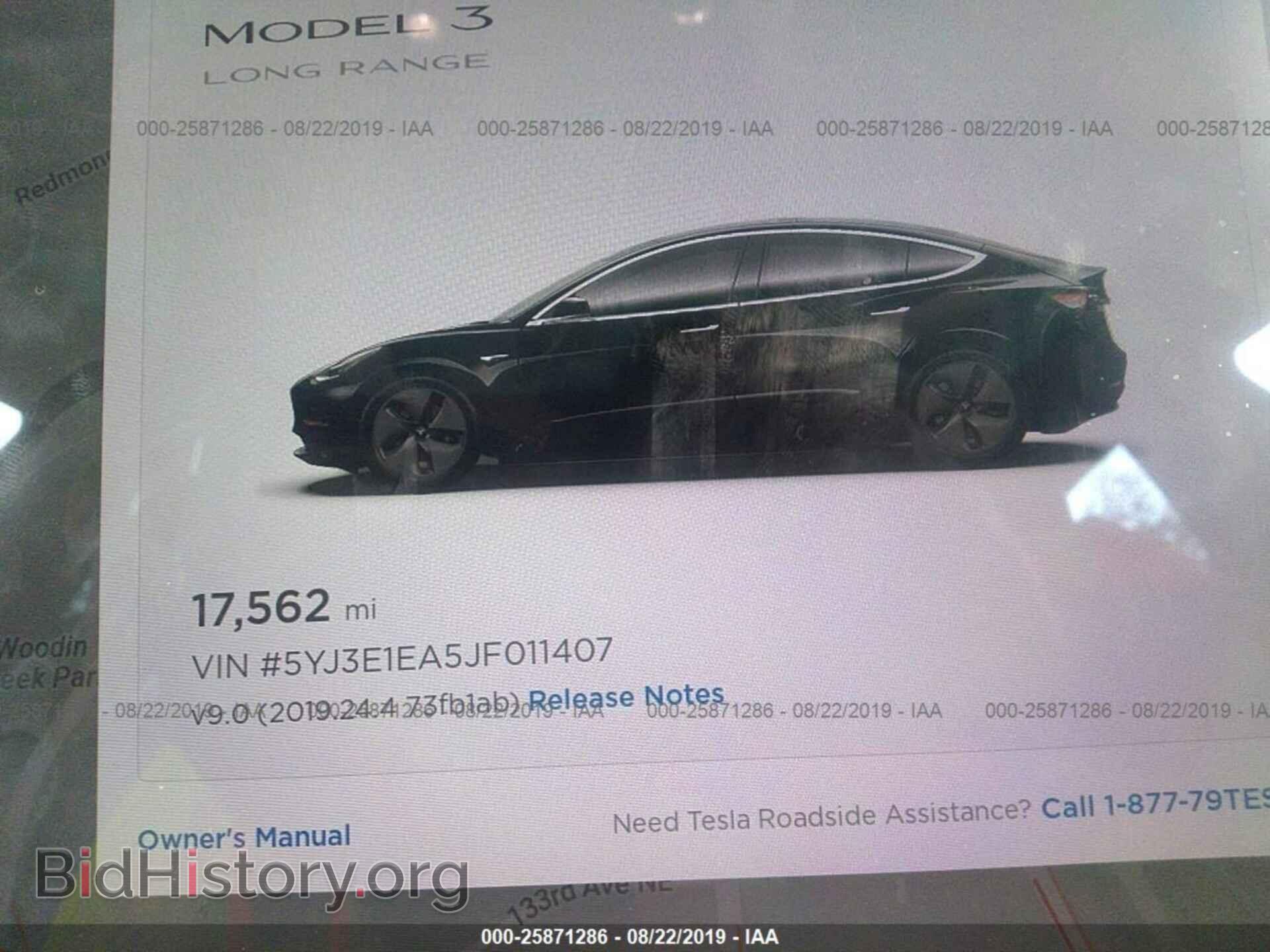 2018 TESLA MODEL 3 - VIN: 5YJ3E1EA5JF011407 - Фото 7