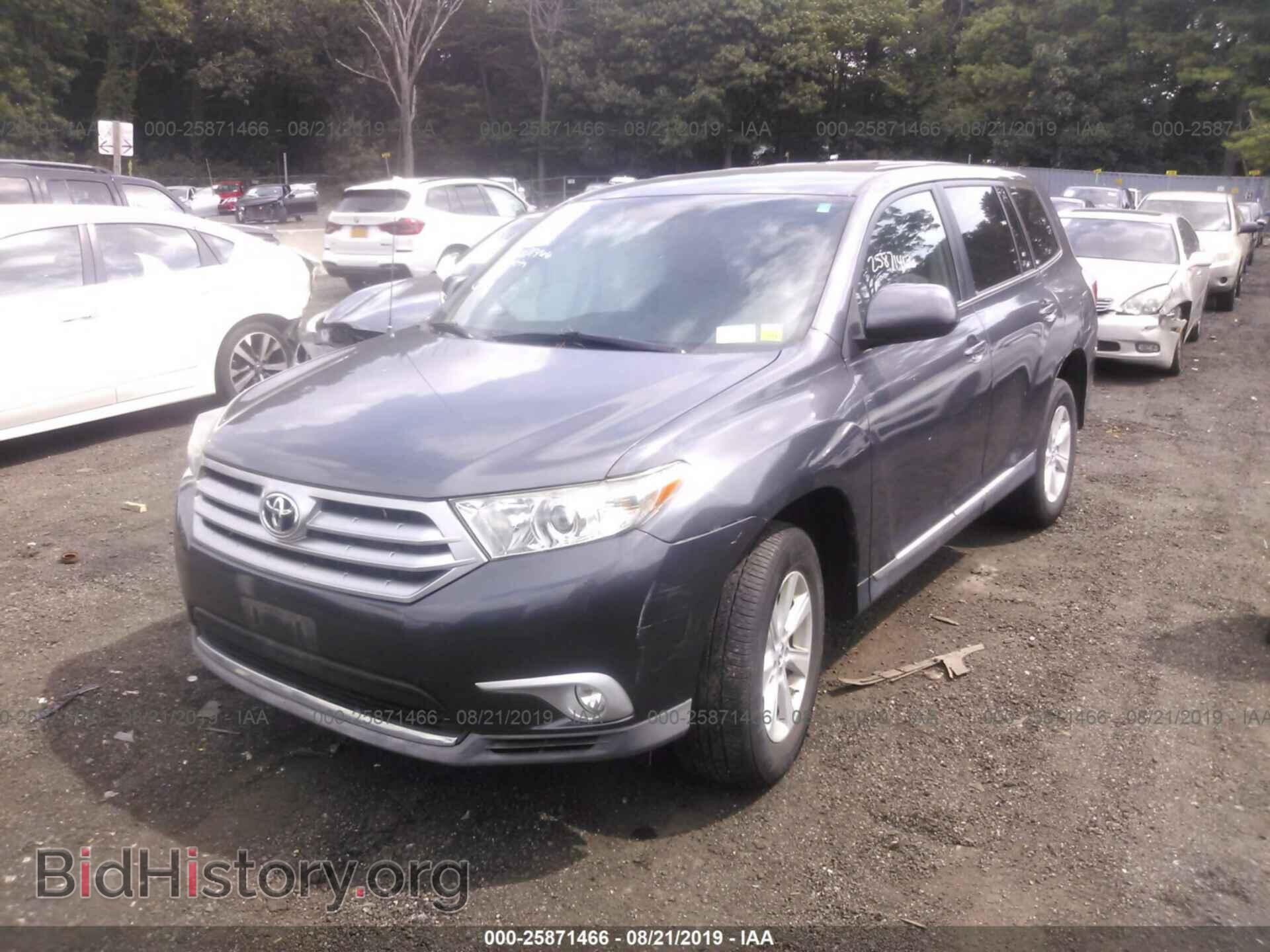 2012 TOYOTA HIGHLANDER - VIN: 5TDBK3EH2CS164144 - Фото 2