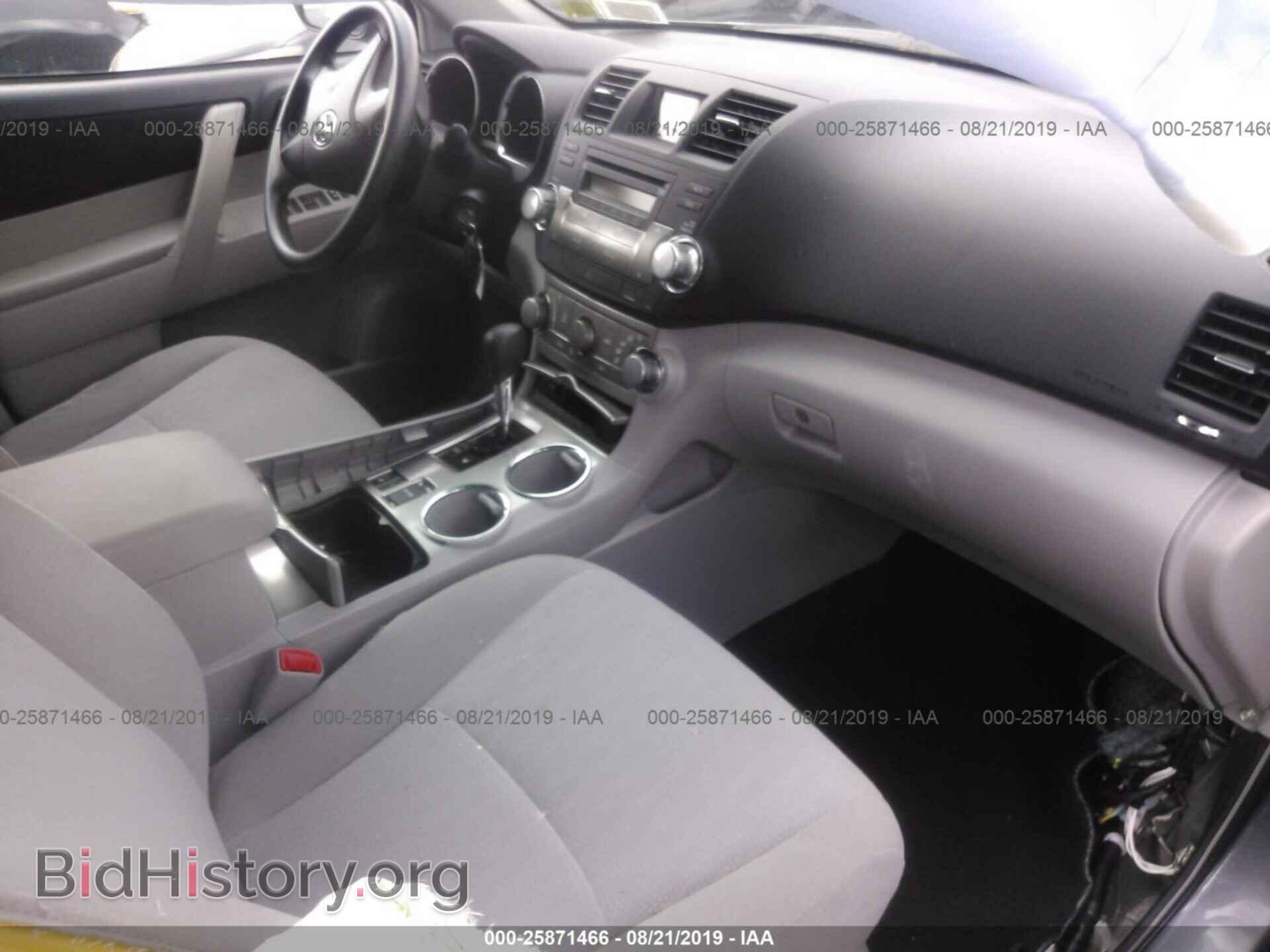 2012 TOYOTA HIGHLANDER - VIN: 5TDBK3EH2CS164144 - Фото 5