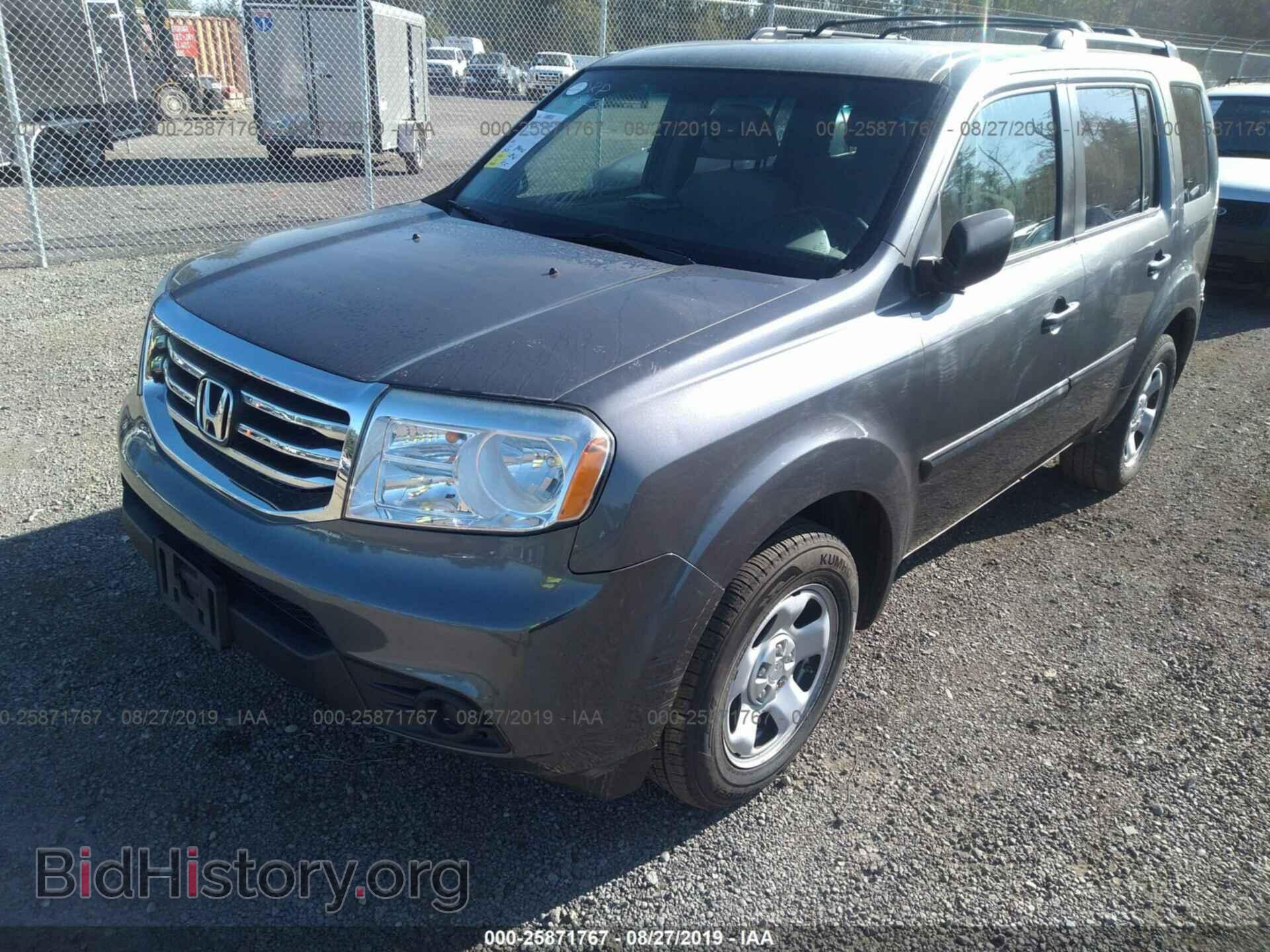 2012 HONDA PILOT - VIN: 5FNYF3H29CB001775 - Фото 2