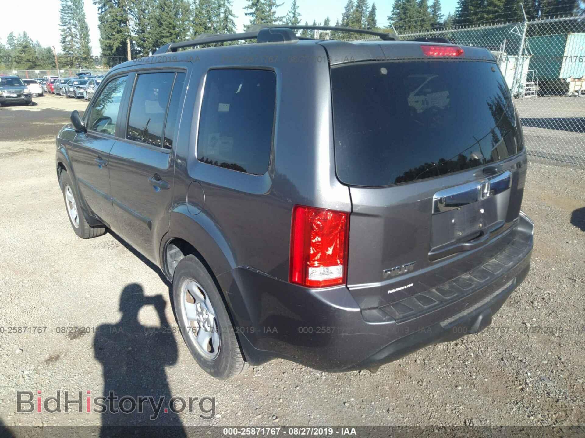 2012 HONDA PILOT - VIN: 5FNYF3H29CB001775 - Фото 3