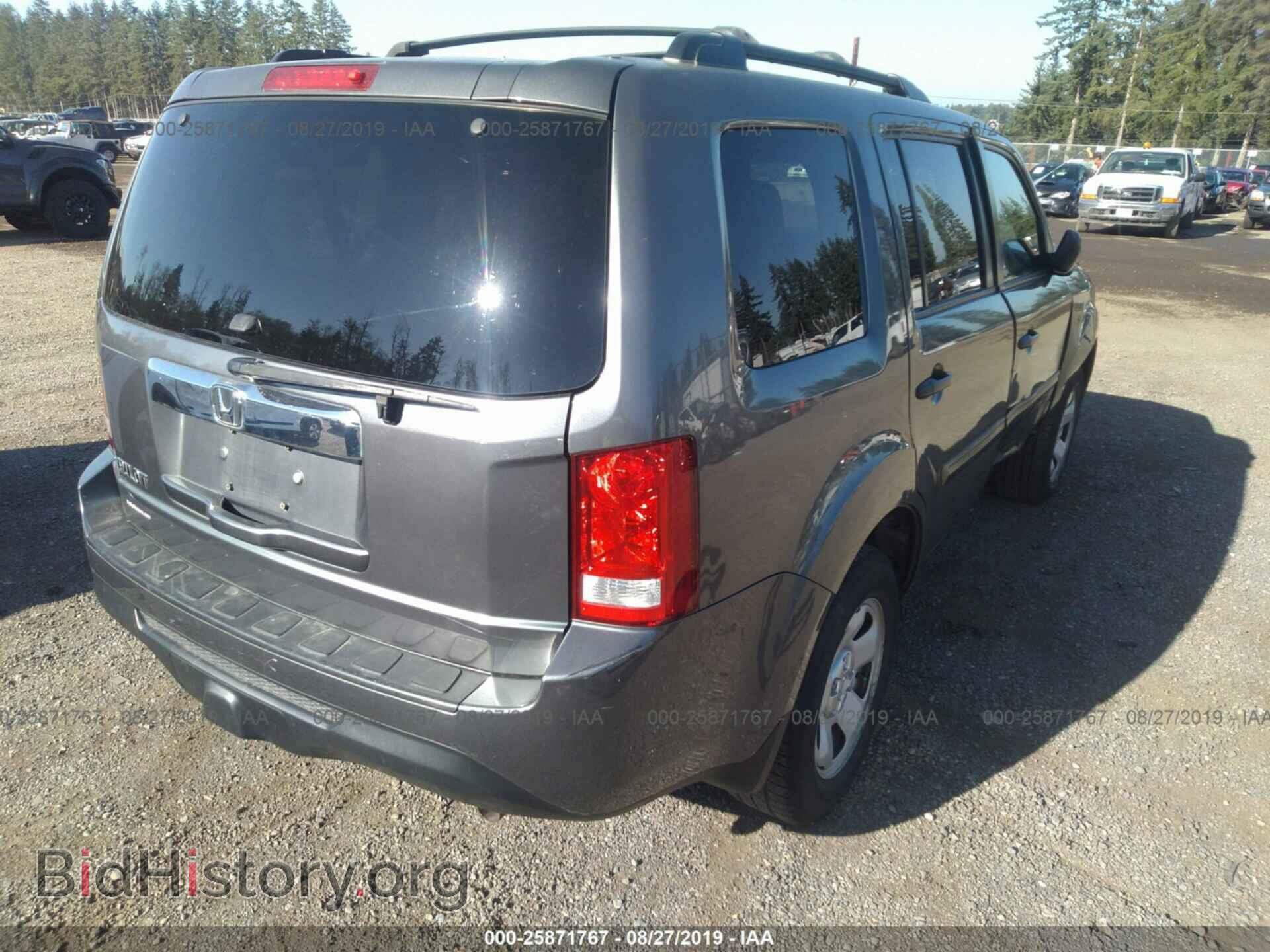 2012 HONDA PILOT - VIN: 5FNYF3H29CB001775 - Фото 4