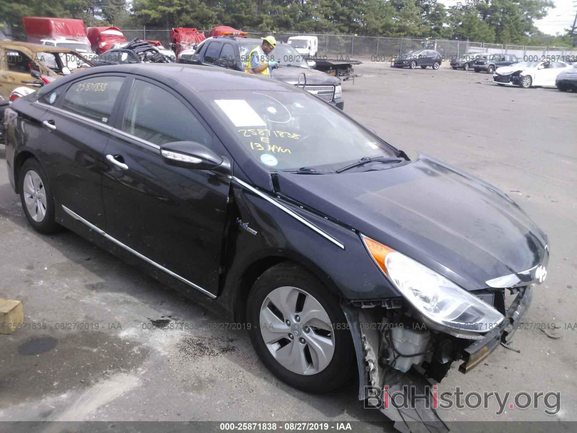 Photo KMHEC4A49DA075703 - HYUNDAI SONATA 2013