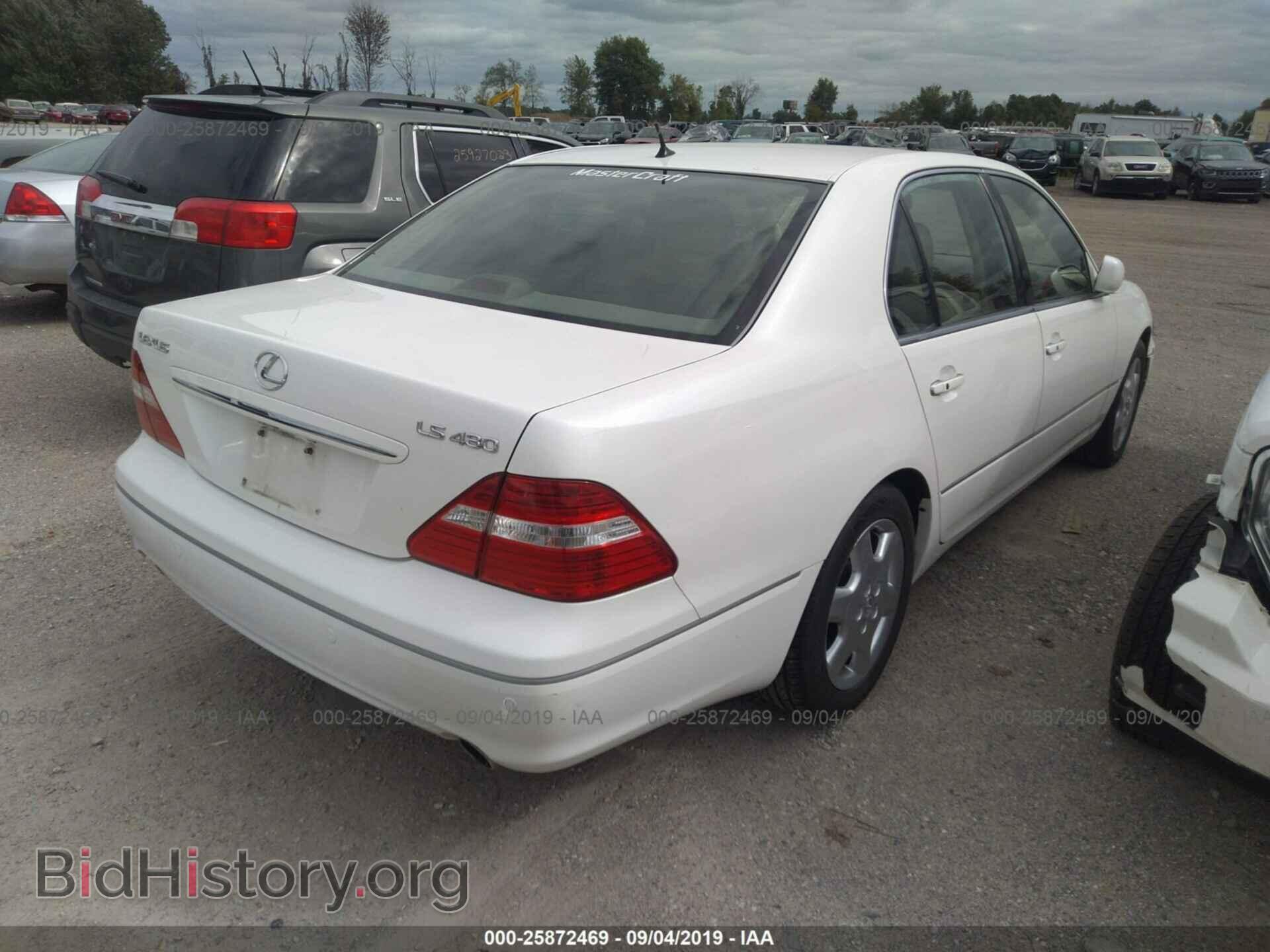 2004 LEXUS LS - VIN: JTHBN36F840152510 - Фото 4