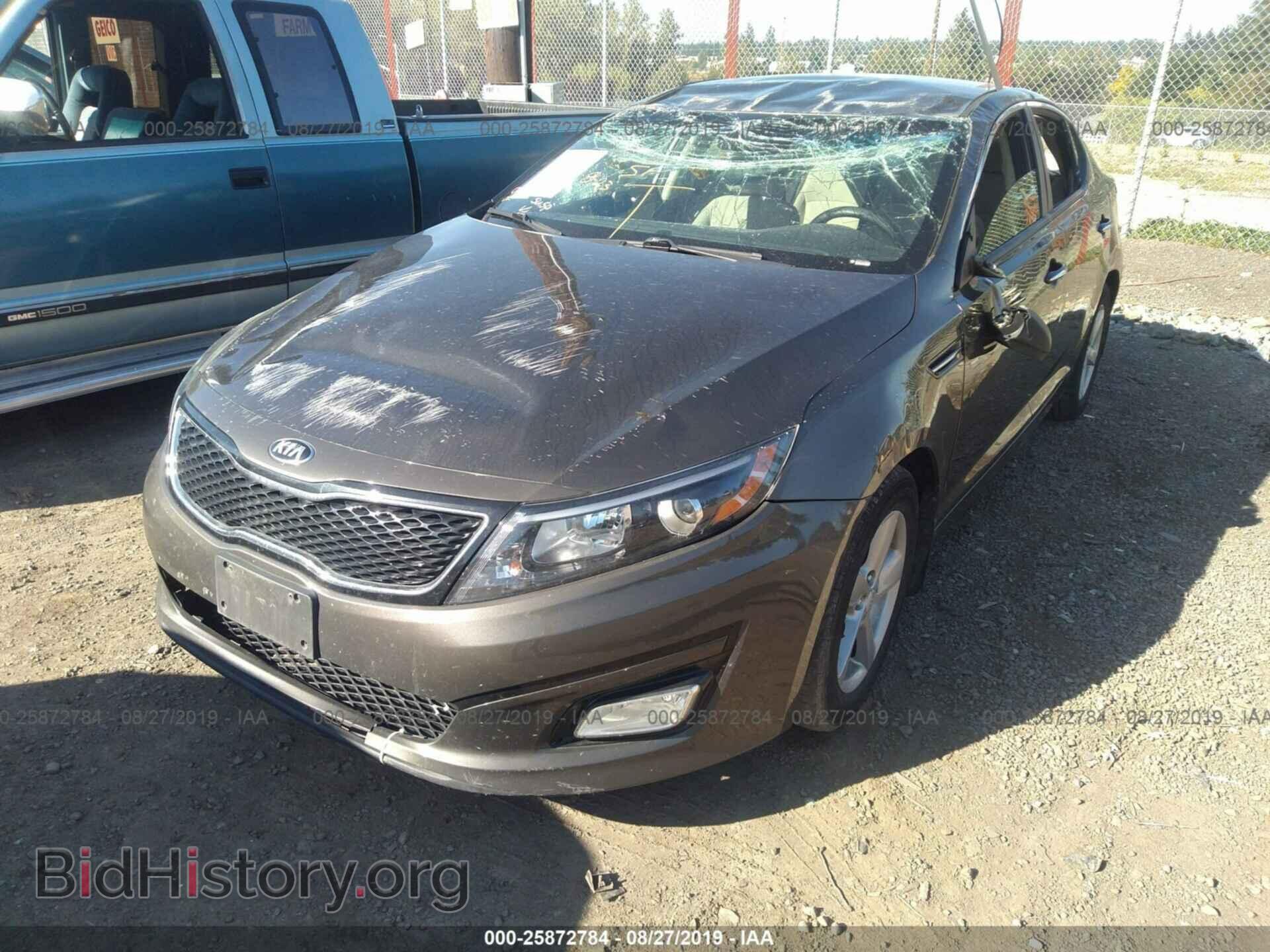 2014 KIA OPTIMA - VIN: 5XXGM4A73EG332008 - Фото 2