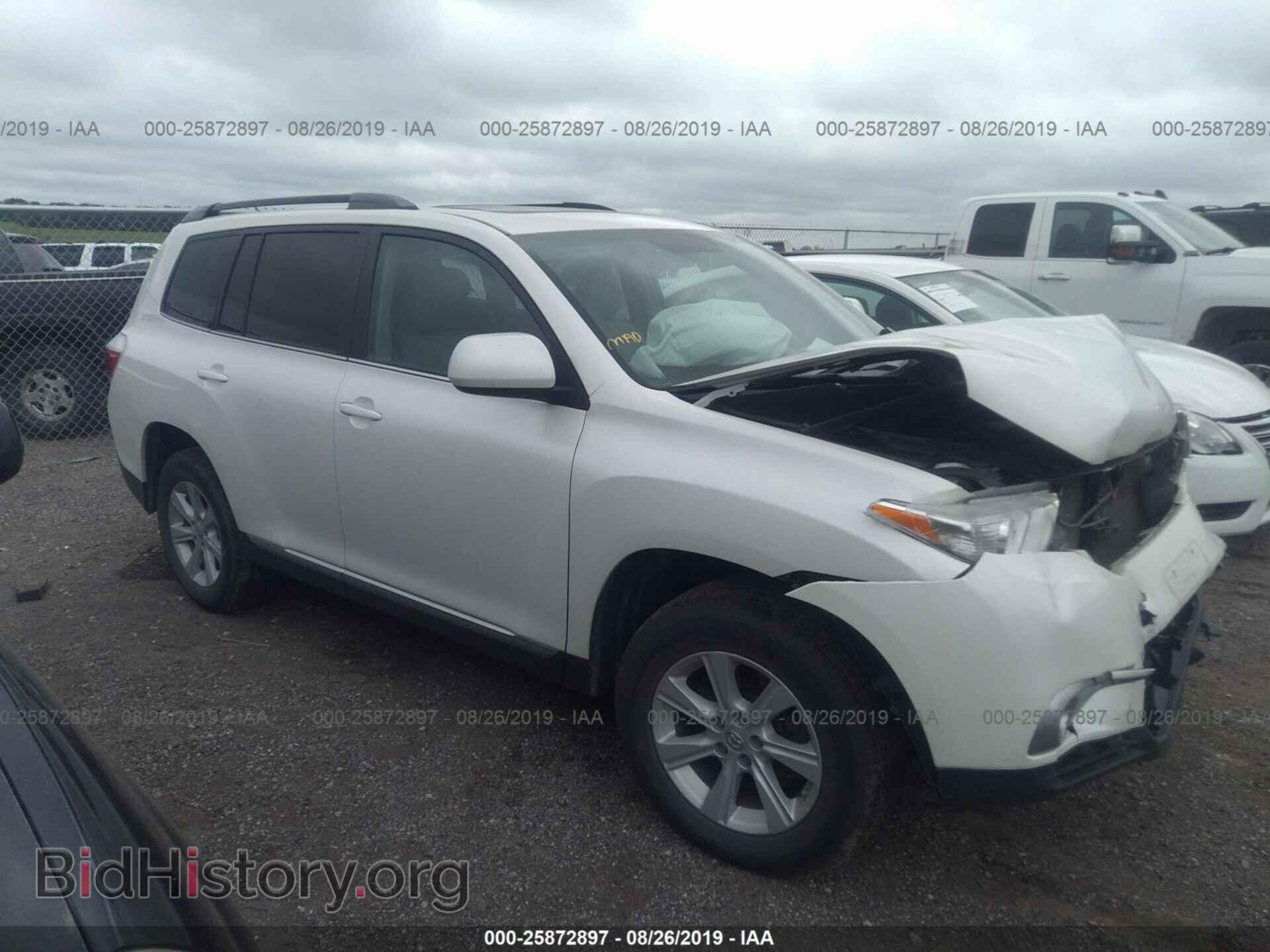 Photo 5TDBK3EH0CS101348 - TOYOTA HIGHLANDER 2012