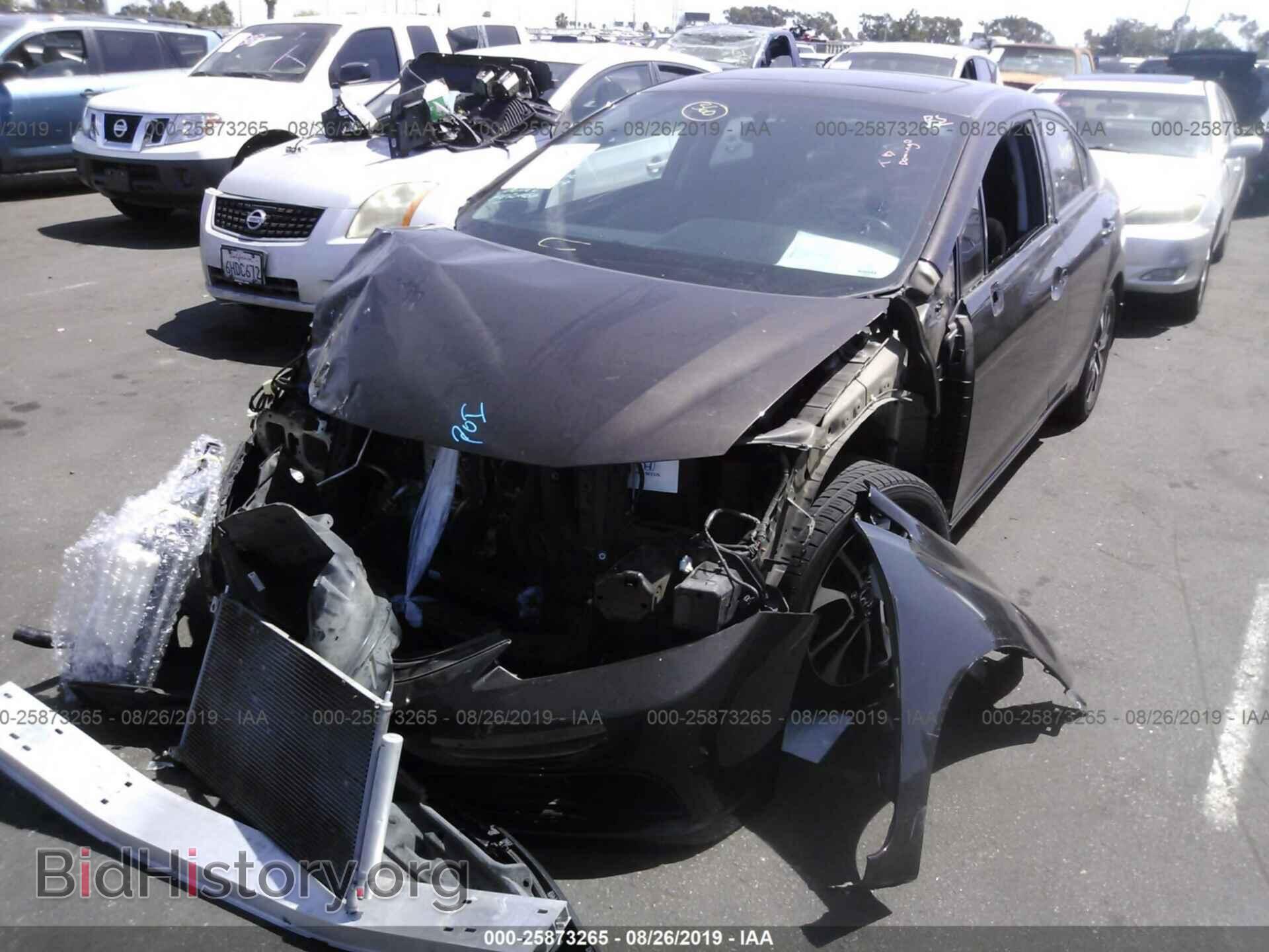 2013 HONDA CIVIC - VIN: 2HGFB2F80DH512244 - Фото 2