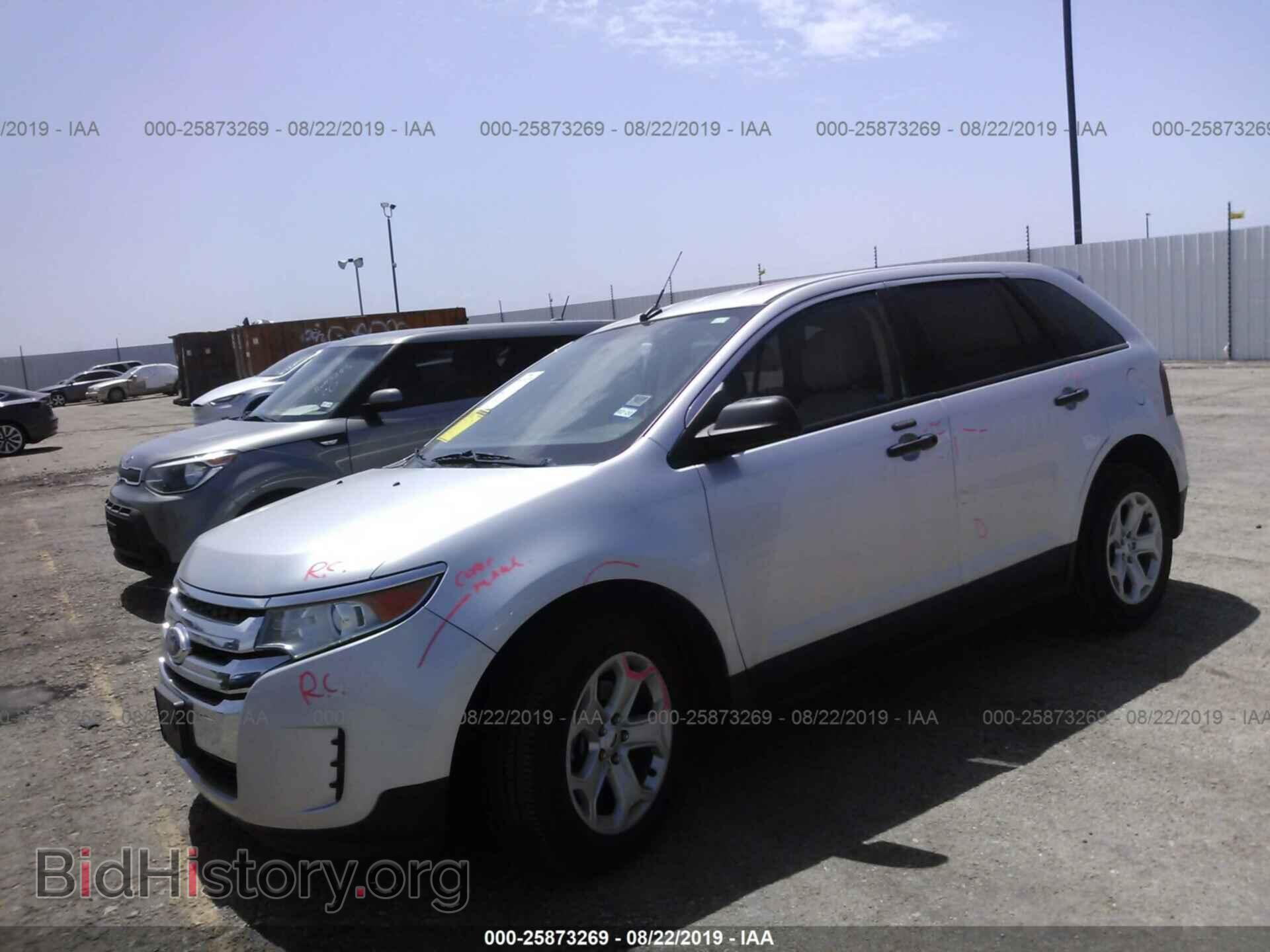 2014 FORD EDGE - VIN: 2FMDK3G96EBA95926 - Фото 2