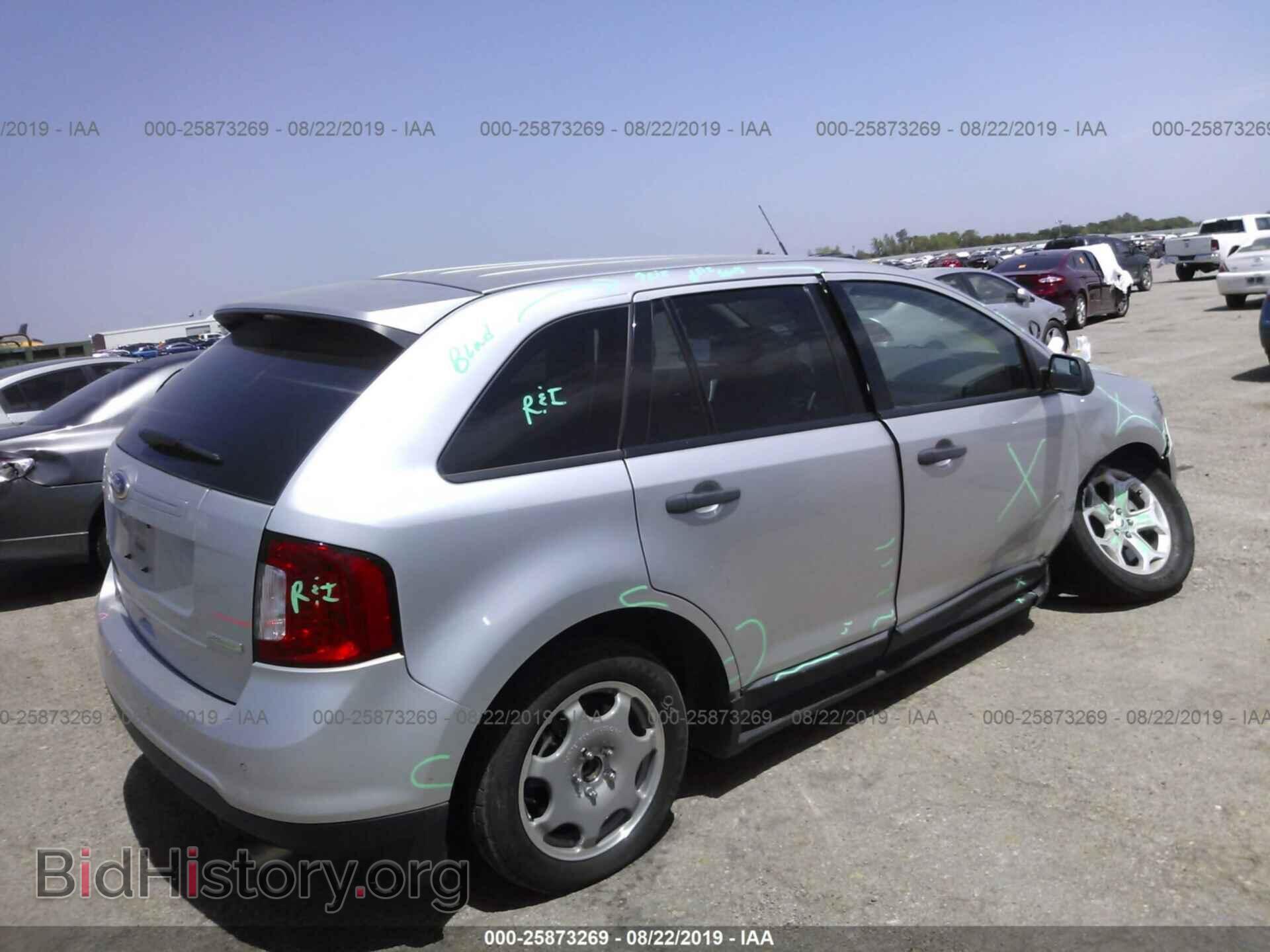 2014 FORD EDGE - VIN: 2FMDK3G96EBA95926 - Фото 4