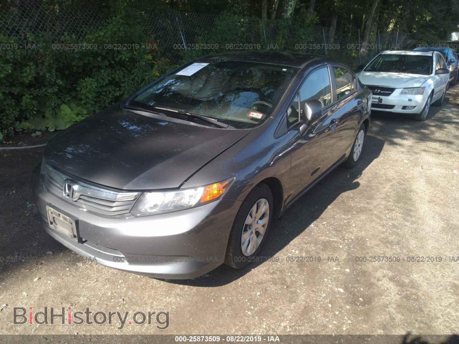 2012 HONDA CIVIC - VIN: 2HGFB2F57CH602088 - Photo 2
