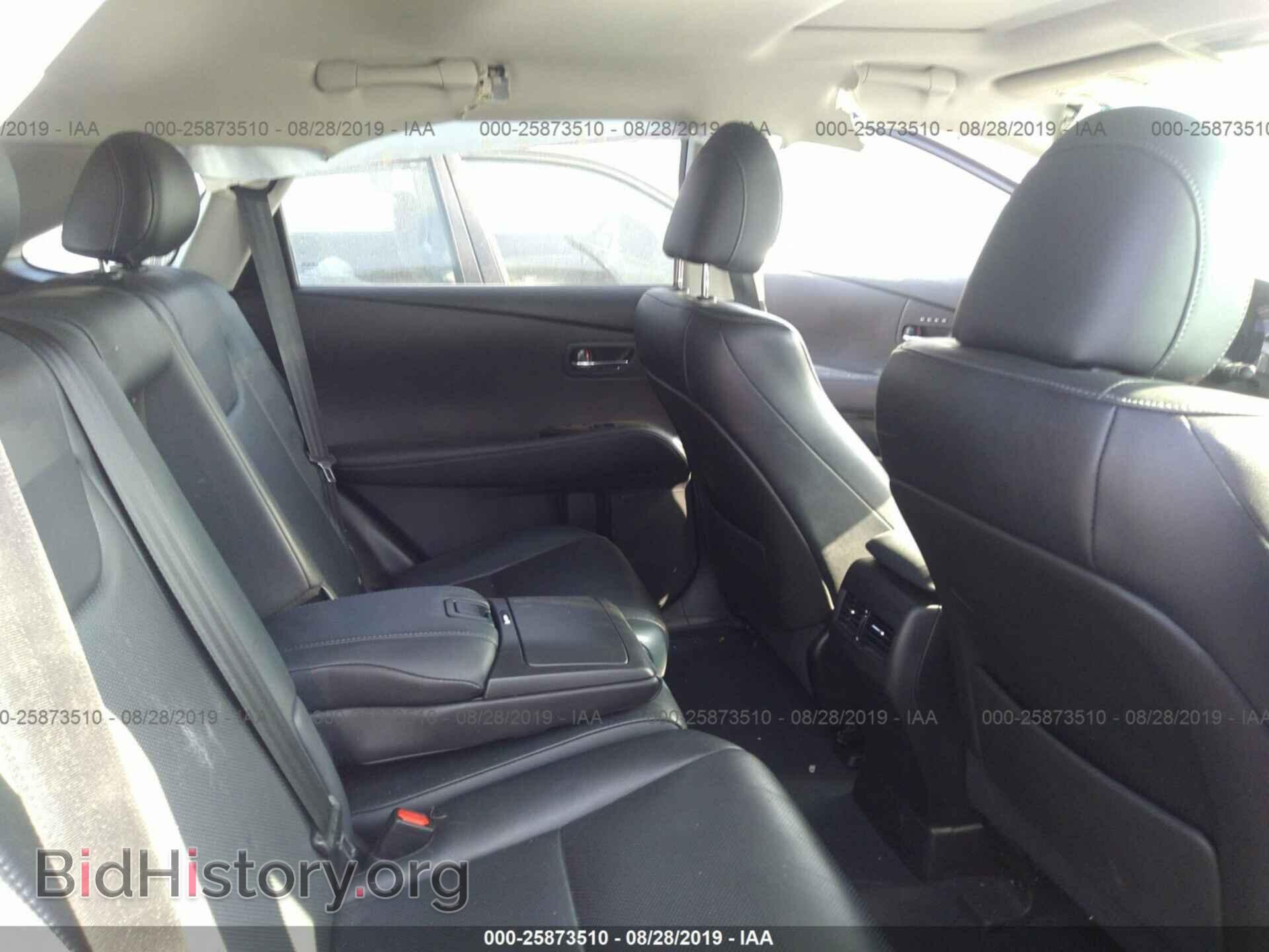 2015 LEXUS RX - VIN: 2T2BK1BA4FC329759 - Фото 8
