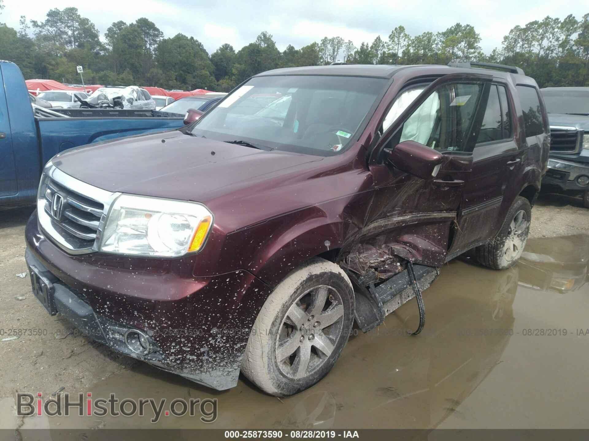 2012 HONDA PILOT - VIN: 5FNYF3H90CB018624 - Фото 2