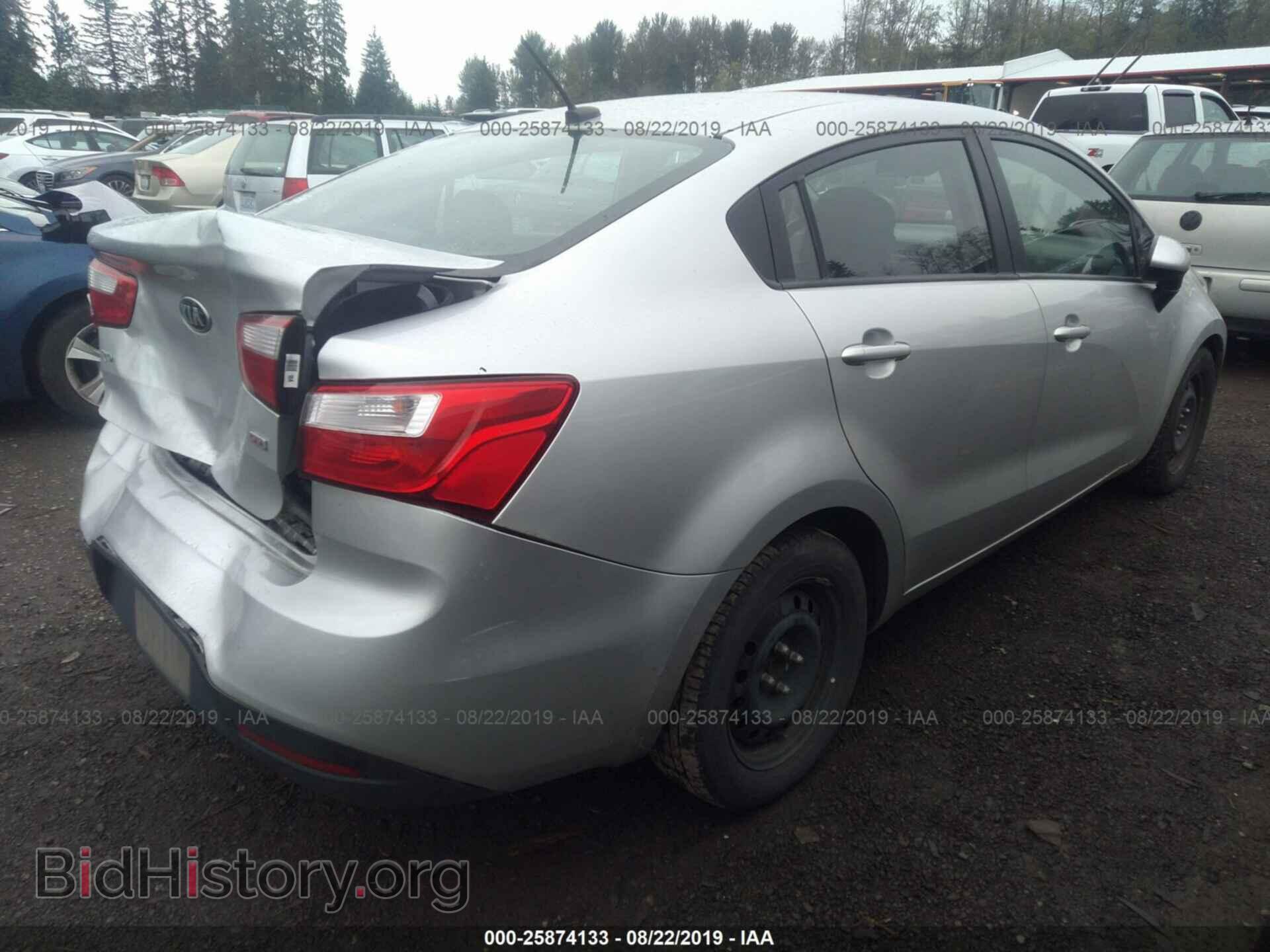2014 KIA RIO - VIN: KNADM4A35E6331552 - Фото 4