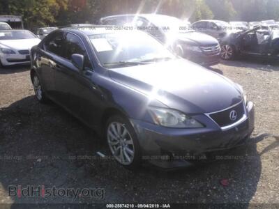 2007 Lexus IS 250, gray — VIN JTHCK262775008880, IAAI