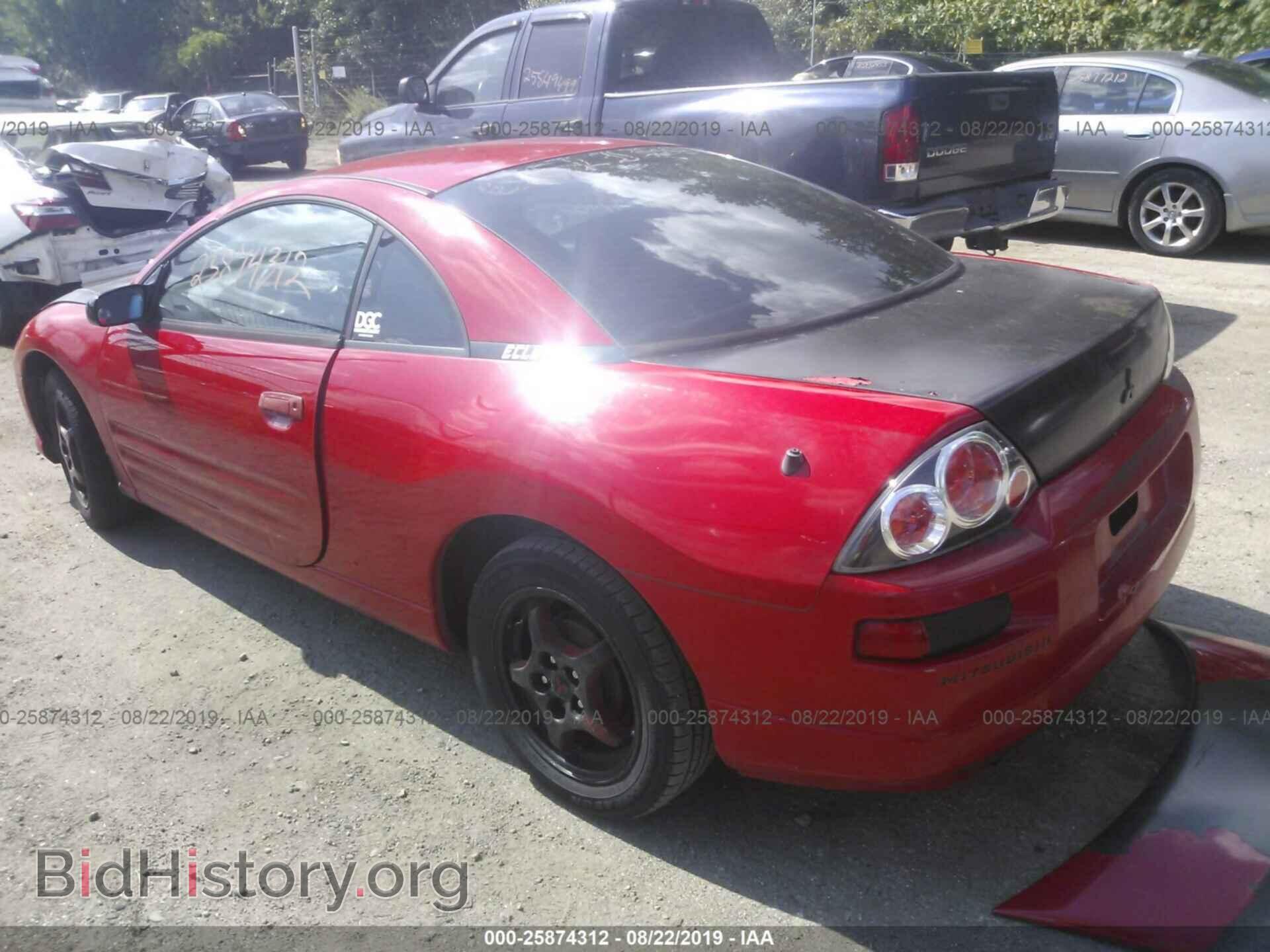 2002 MITSUBISHI ECLIPSE - VIN: 4A3AC34GX2E037452 - Фото 3