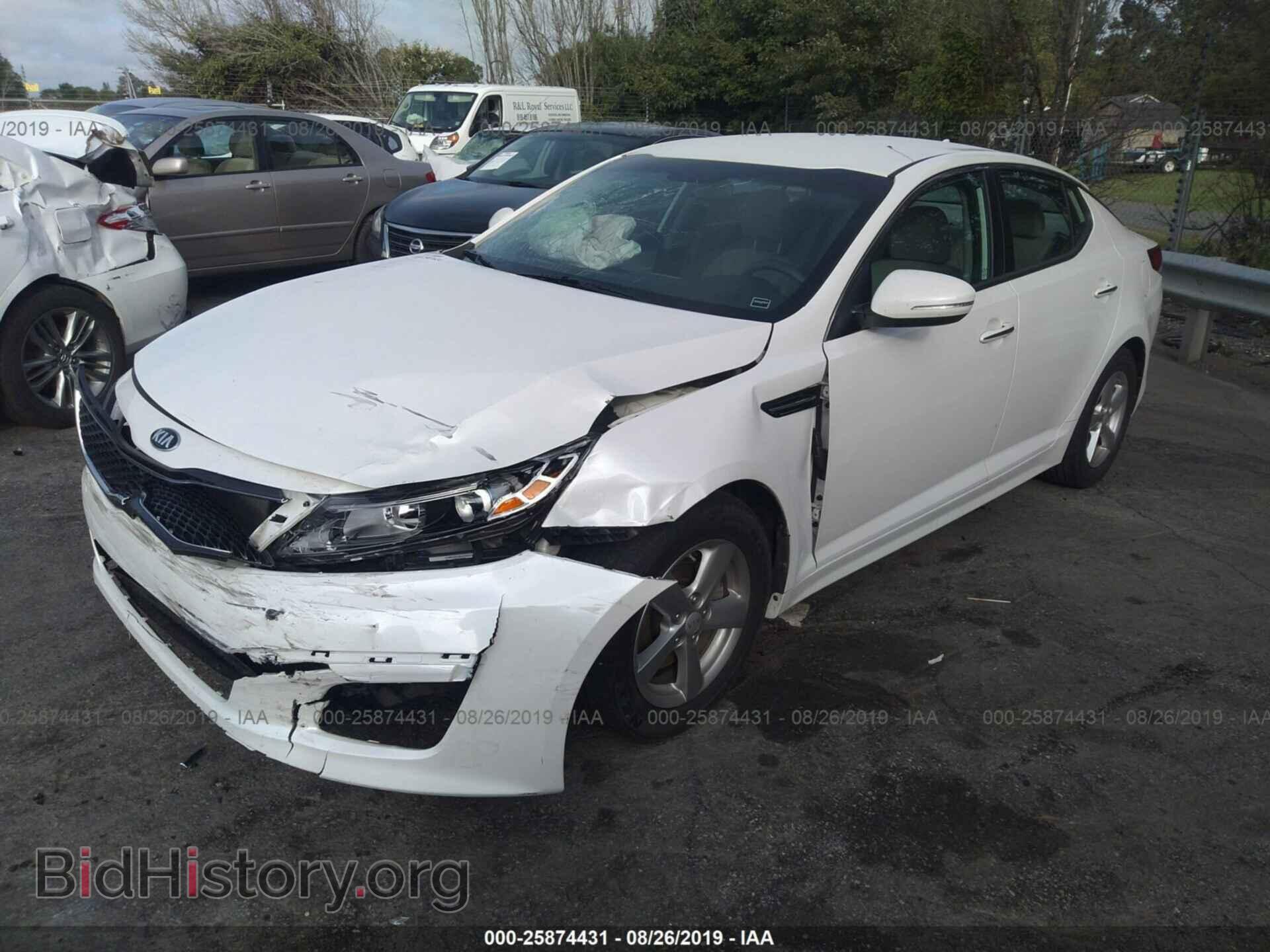 2015 KIA OPTIMA - VIN: KNAGM4A76F5626277 - Photo 2