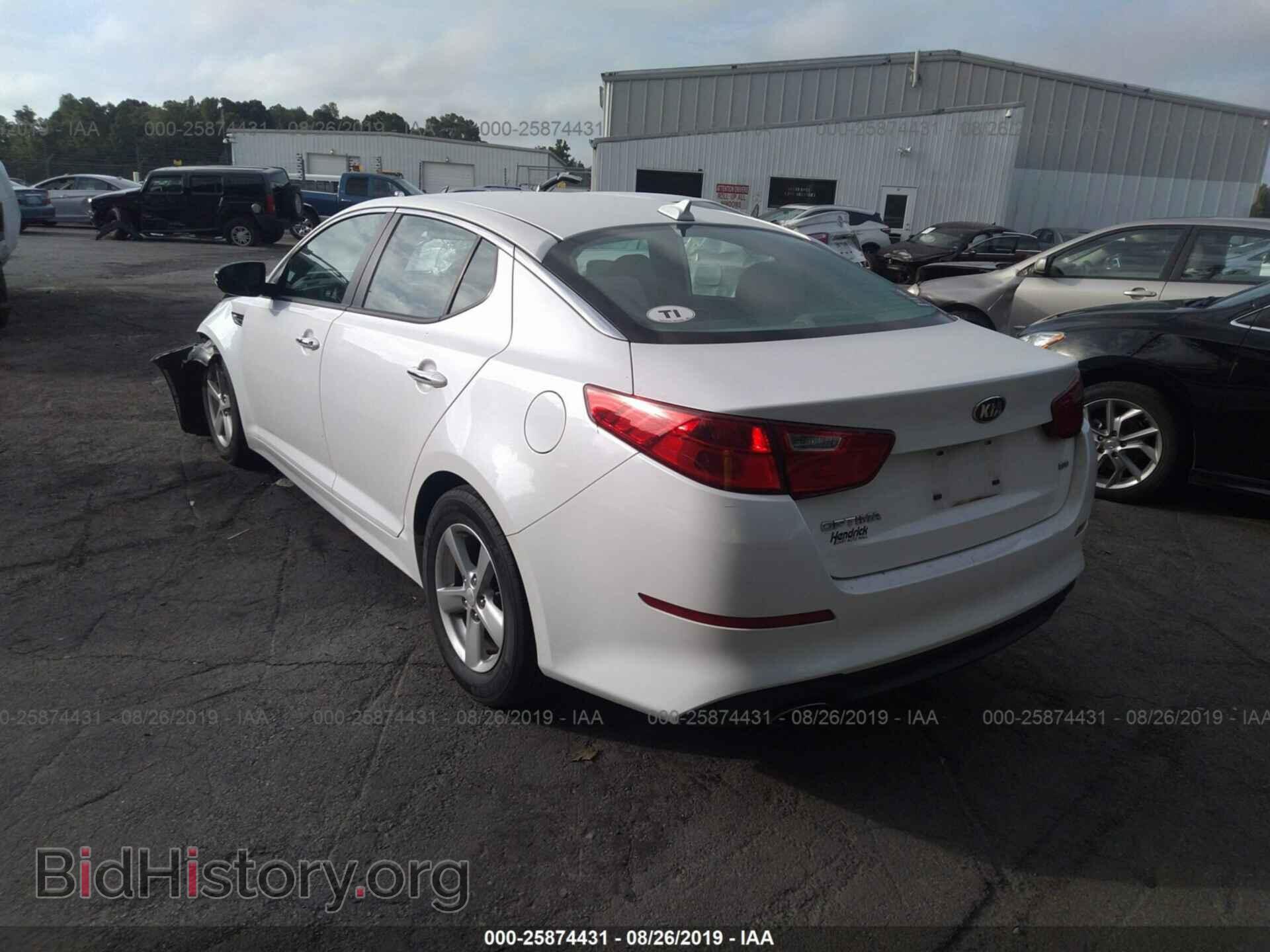2015 KIA OPTIMA - VIN: KNAGM4A76F5626277 - Photo 3