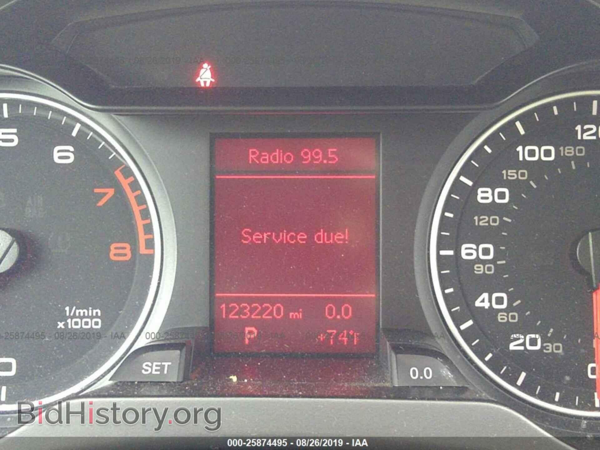 2012 AUDI A4 - VIN: WAUAFAFL0CN012177 - Фото 7