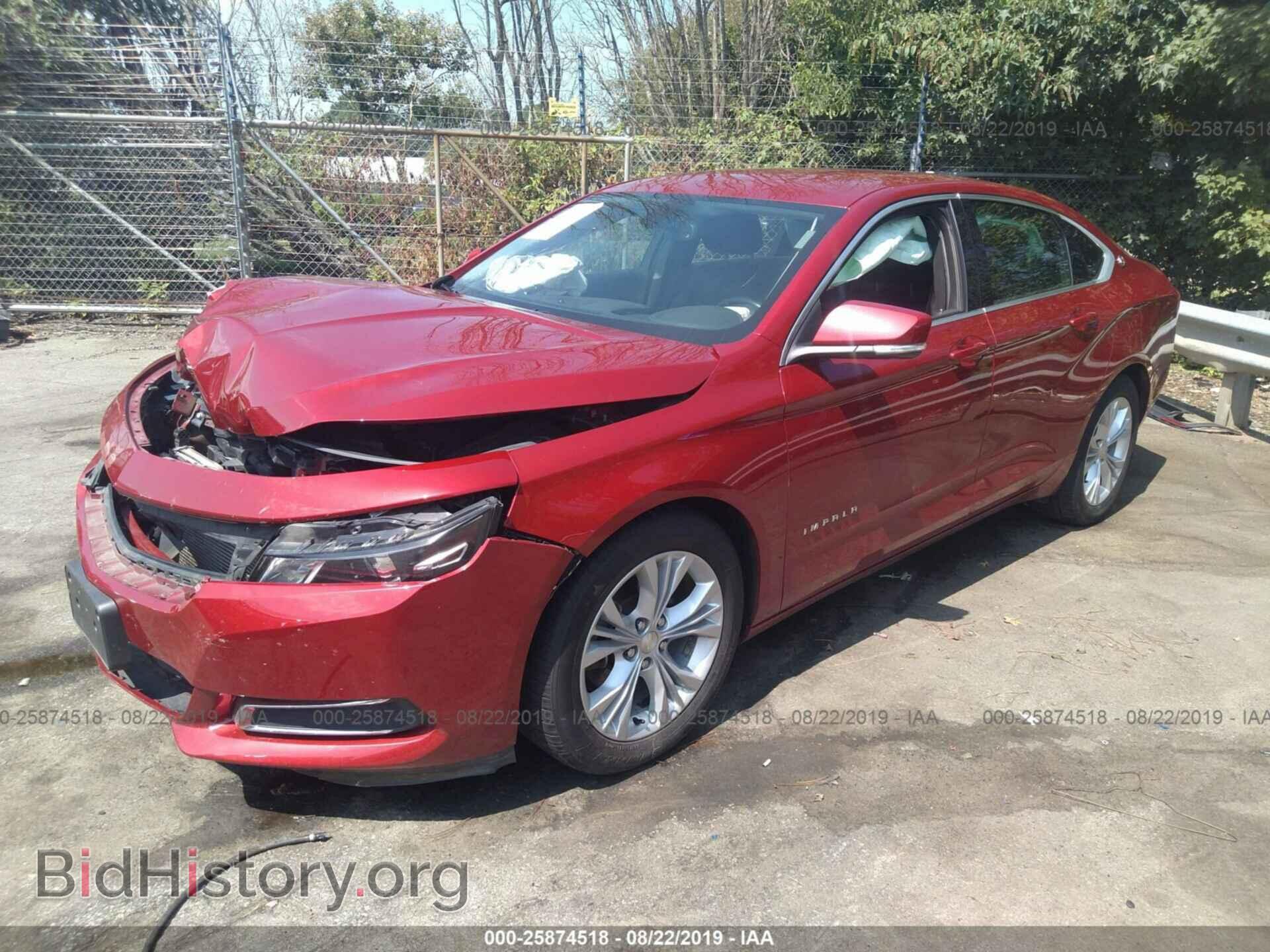2014 CHEVROLET IMPALA - VIN: 2G1125S39E9103751 - Фото 2