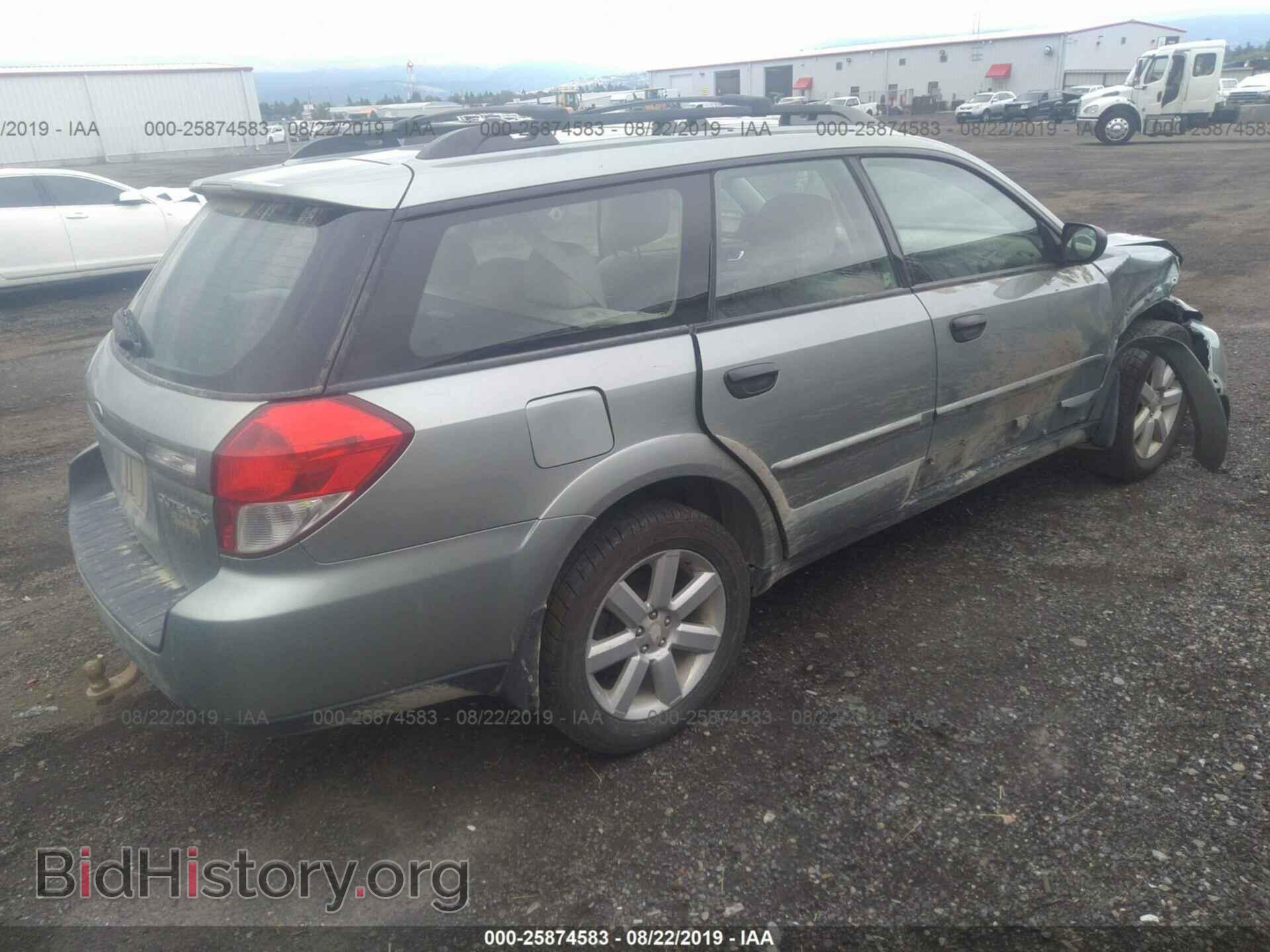 2009 SUBARU OUTBACK - VIN: 4S4BP61C196319476 - Фото 4