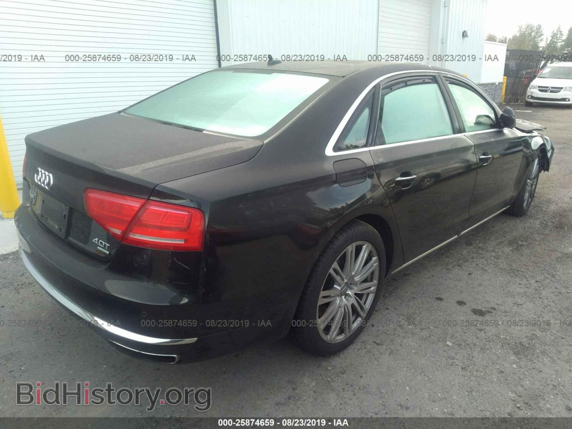 2013 AUDI A8 - VIN: WAUR2AFD7DN010824 - Фото 4