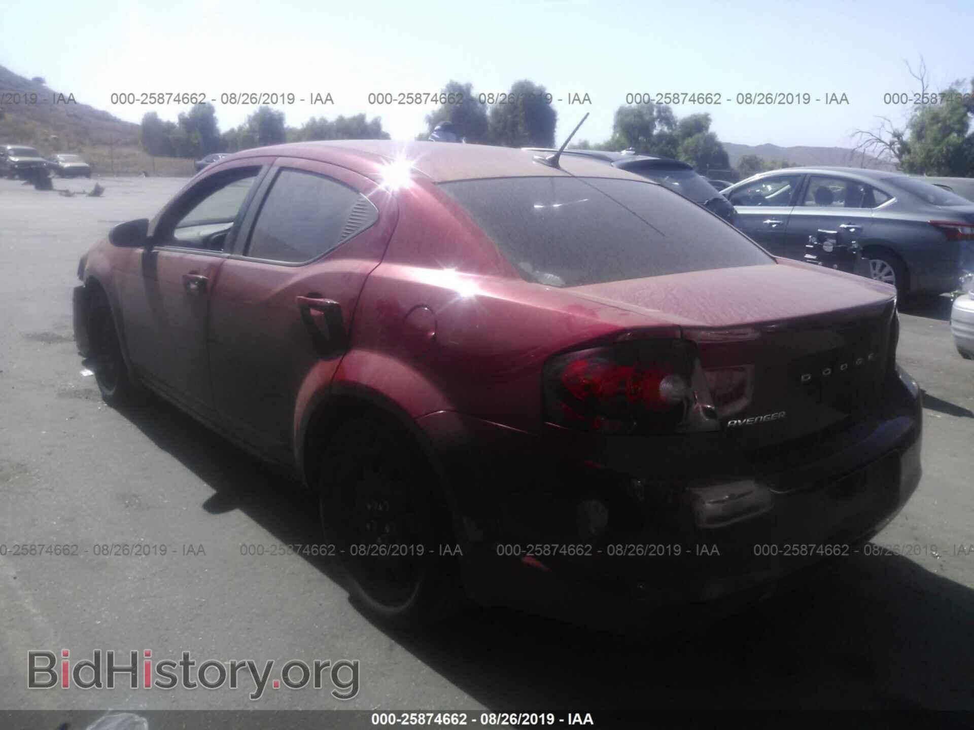 2013 DODGE AVENGER - VIN: 1C3CDZAB9DN683951 - Фото 3