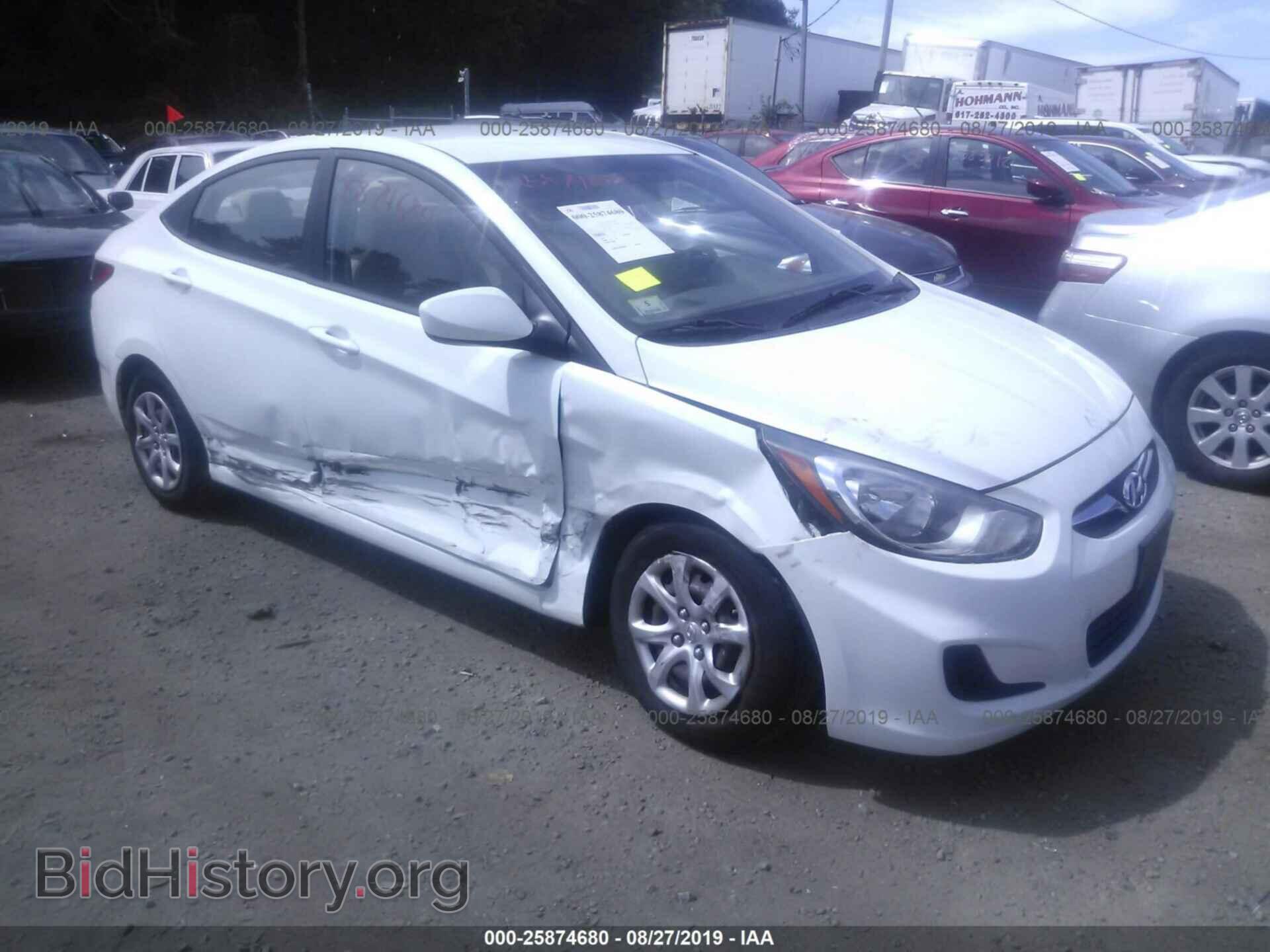 Фотография KMHCT4AEXCU222916 - HYUNDAI ACCENT 2012