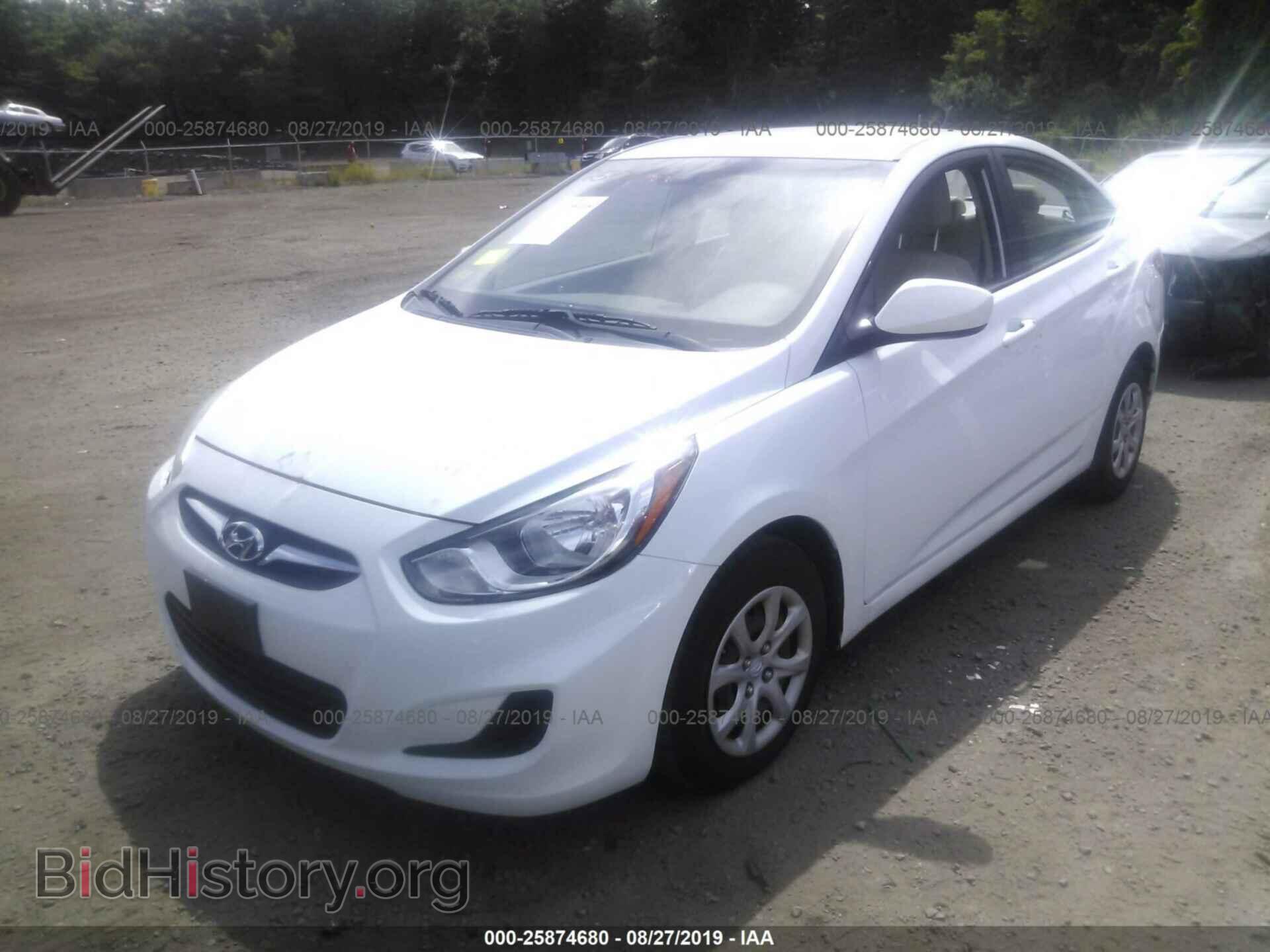 2012 HYUNDAI ACCENT - VIN: KMHCT4AEXCU222916 - Фото 2