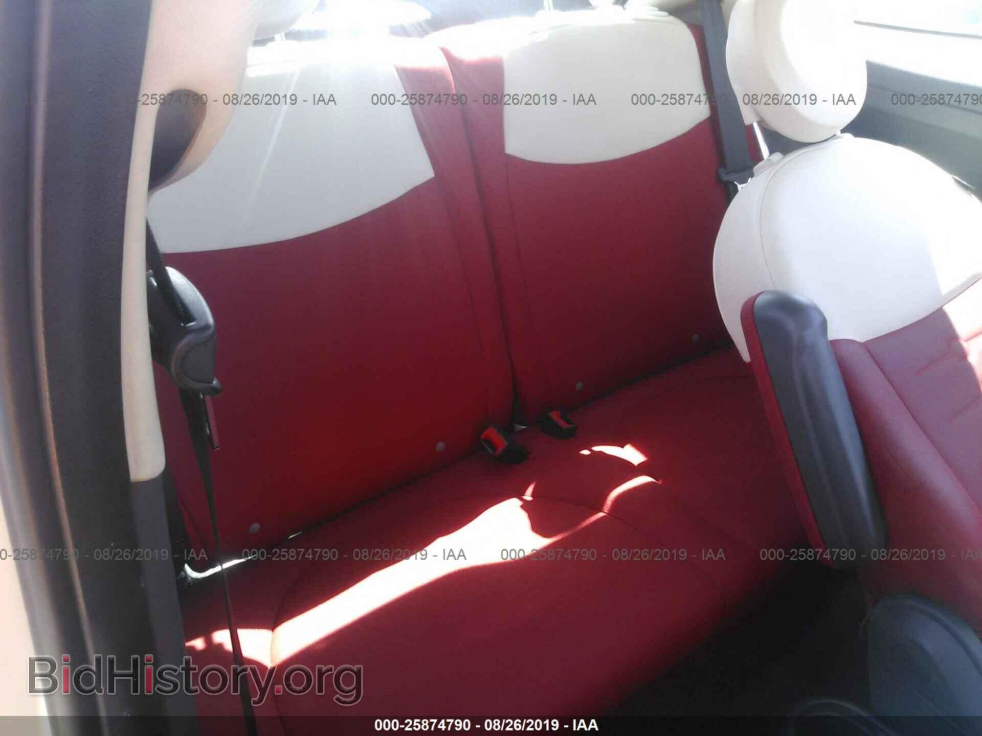 2012 FIAT 500 - VIN: 3C3CFFAR8CT360804 - Фото 8
