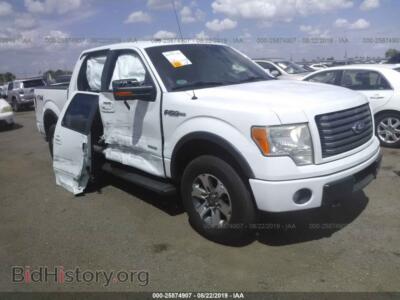 2012 Ford F150 Supercrew, белый — VIN 1FTFW1ETXCFC56908, IAAI