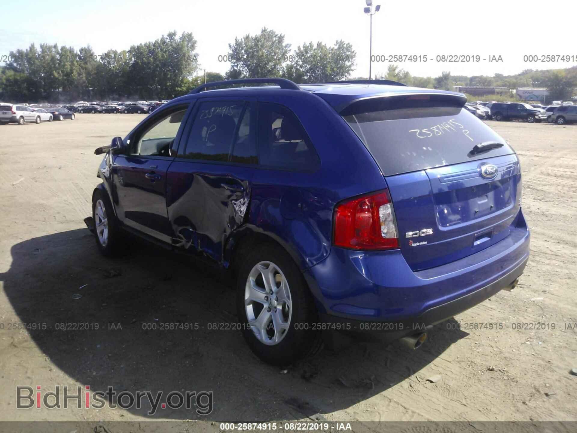 2014 FORD EDGE - VIN: 2FMDK4JCXEBB30431 - Фото 3