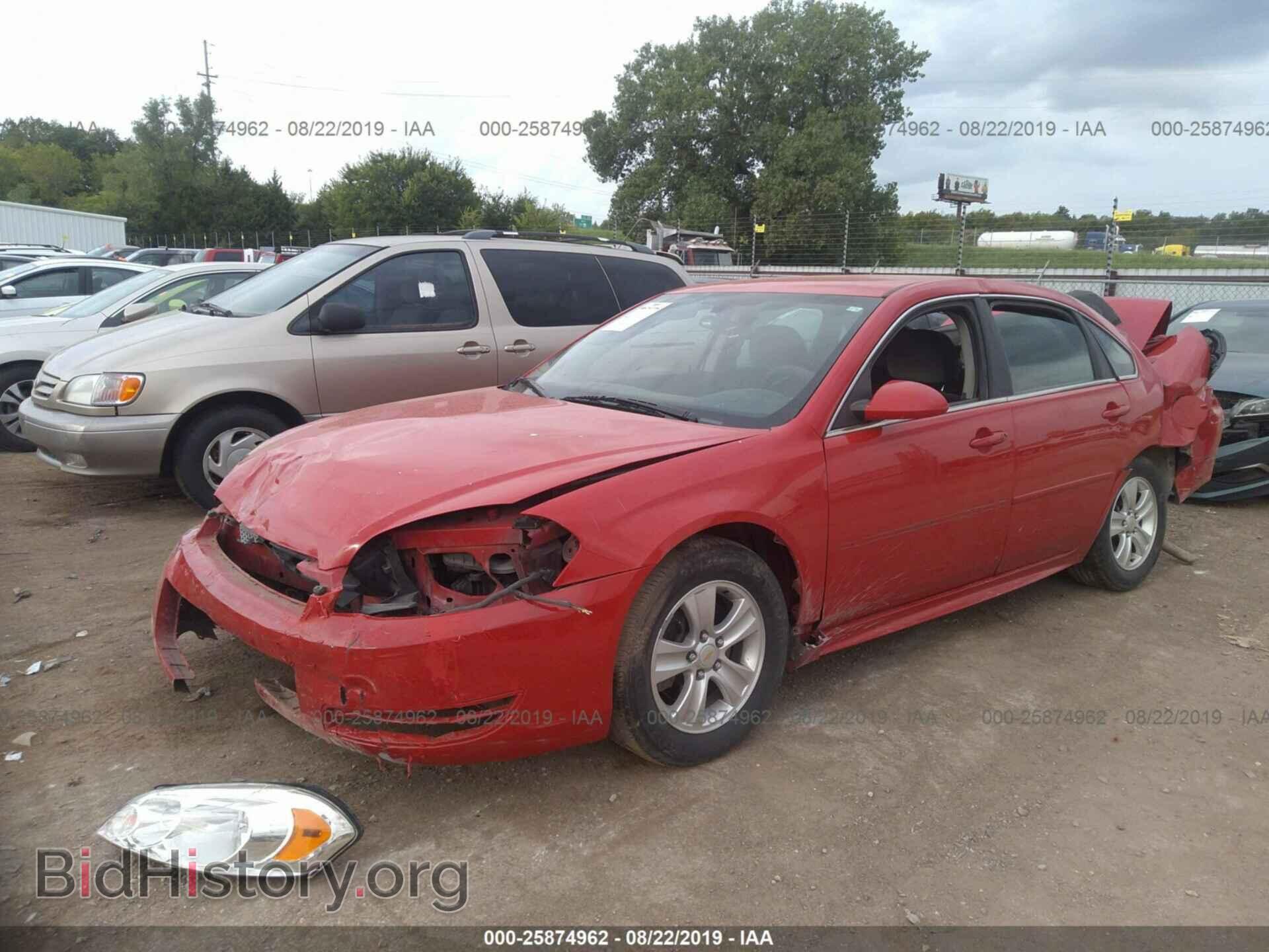 2013 CHEVROLET IMPALA - VIN: 2G1WF5E3XD1224551 - Фото 2