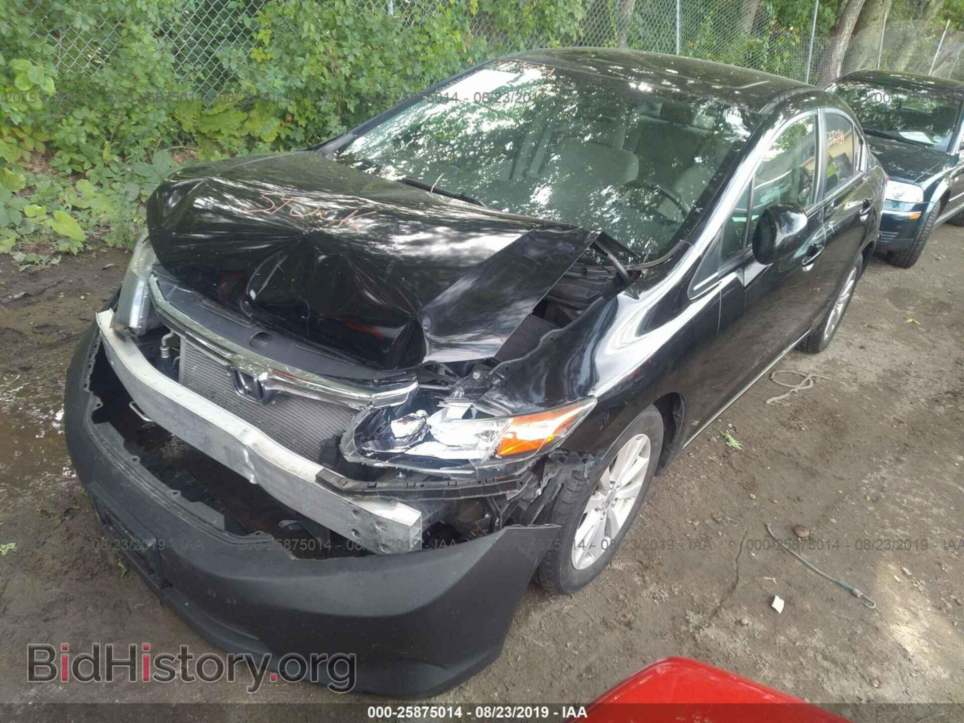 2012 HONDA CIVIC - VIN: 2HGFB2F86CH571376 - Photo 2