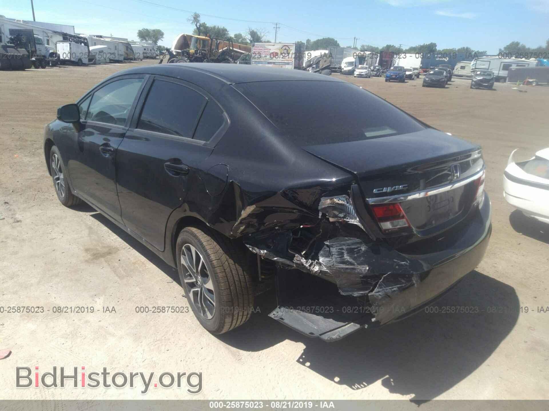 2013 HONDA CIVIC - VIN: 19XFB2F91DE086180 - Фото 3