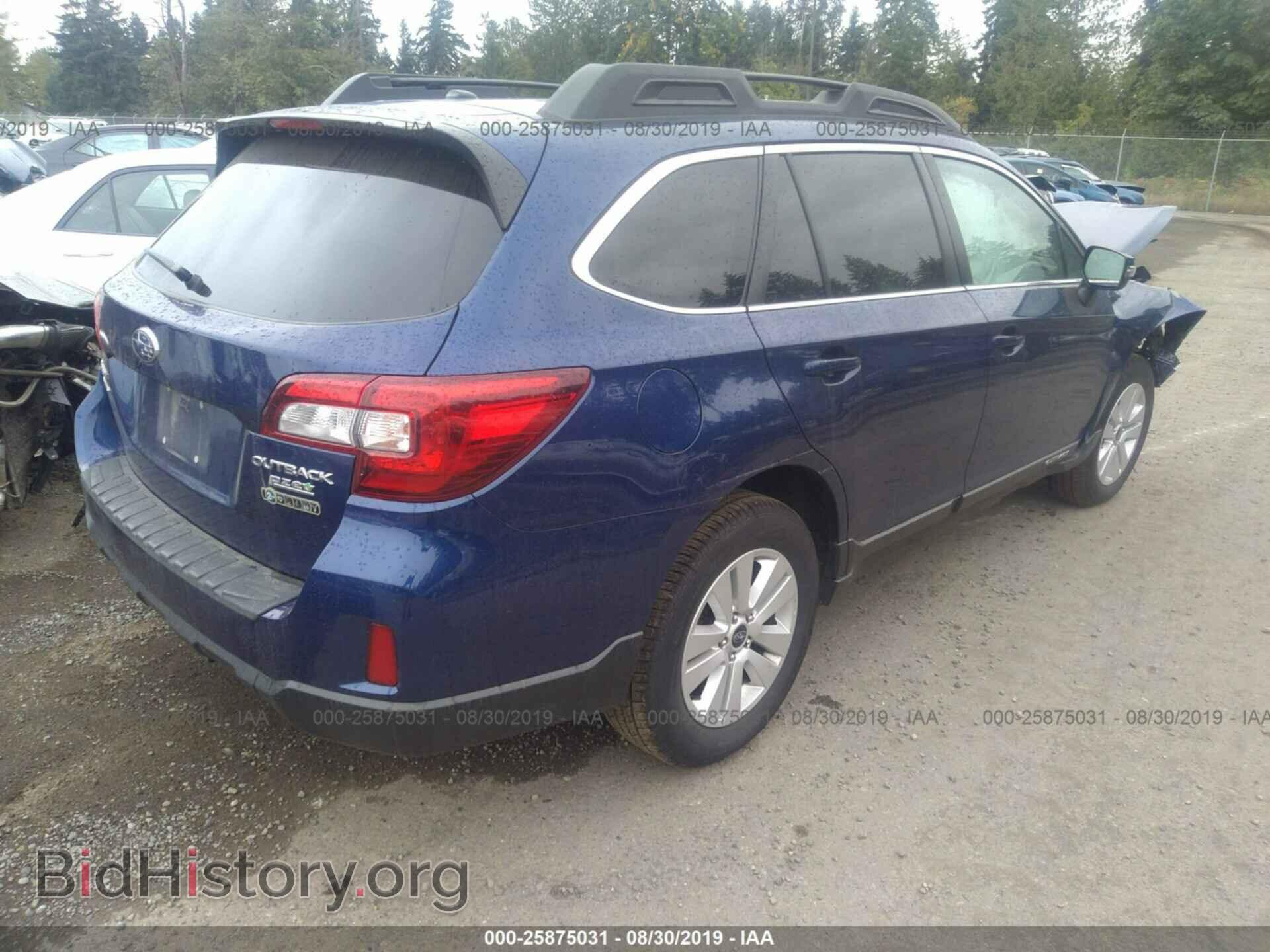 2015 SUBARU OUTBACK - VIN: 4S4BSAFC3F3289467 - Фото 4